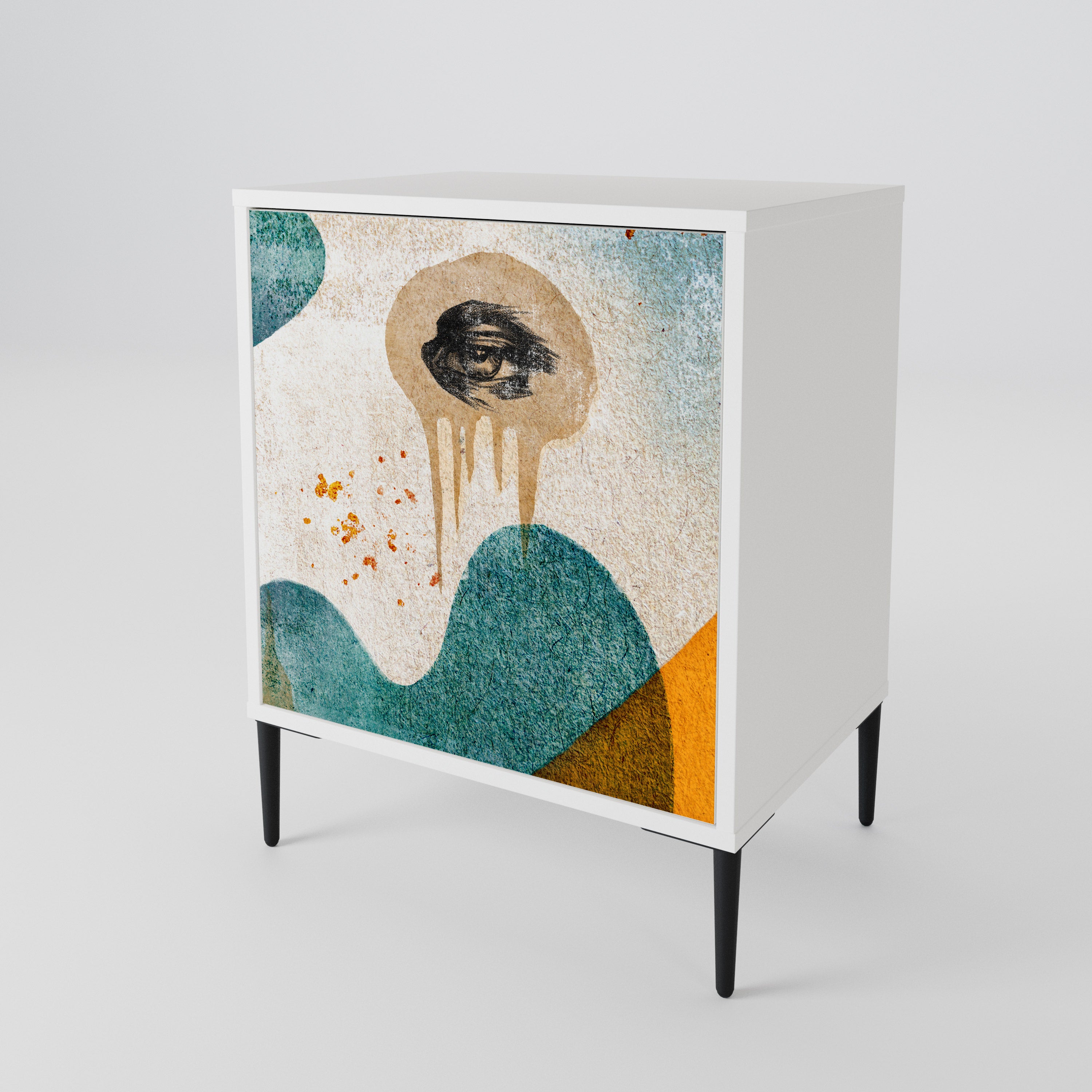 ABSTRACT FACES 1-türiges Sideboard
