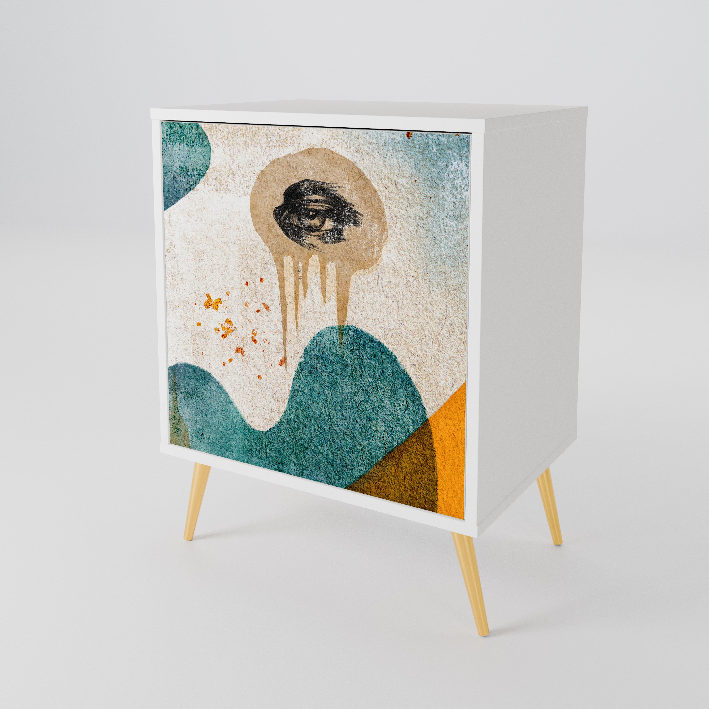 ABSTRACT FACES 1-türiges Sideboard