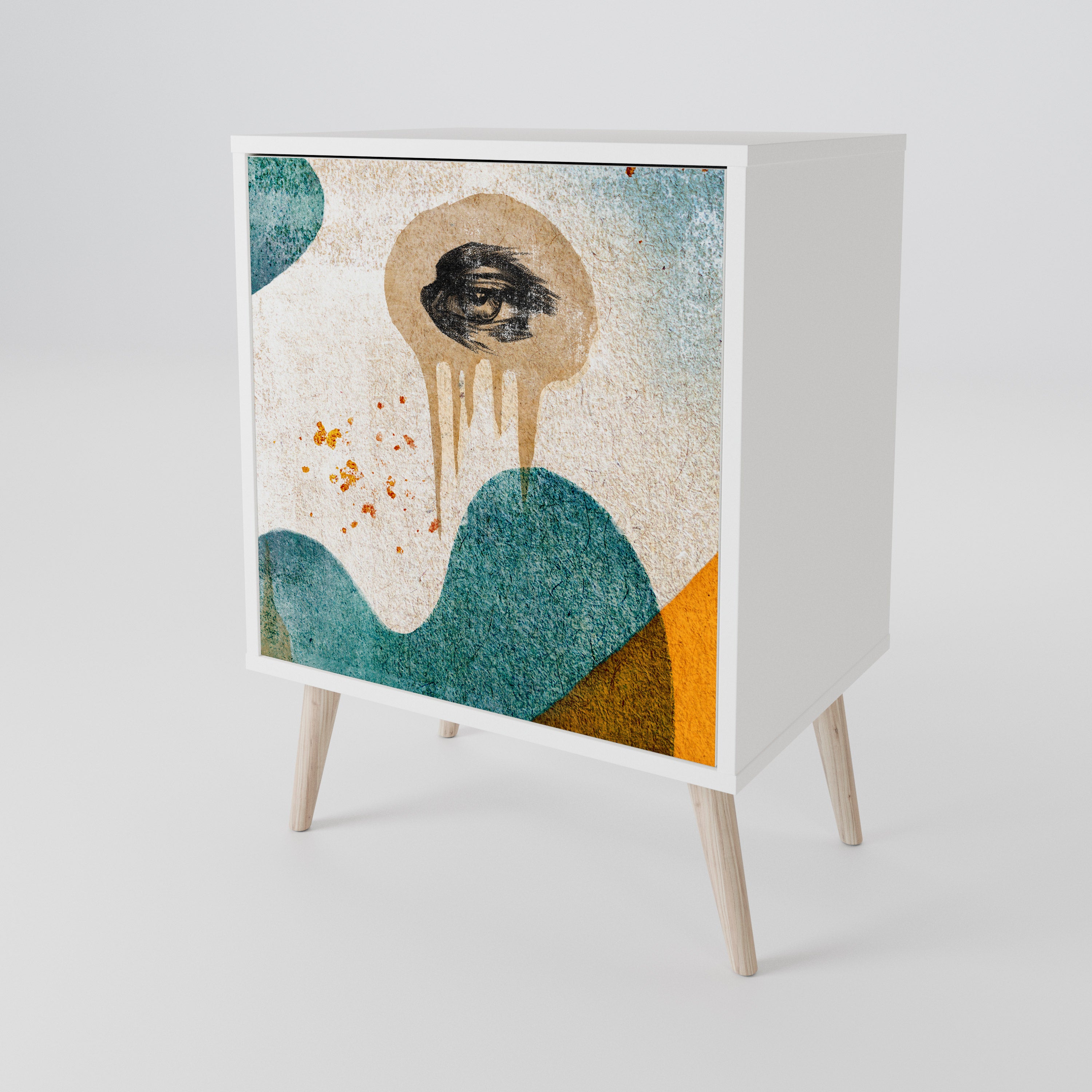 ABSTRACT FACES 1-türiges Sideboard
