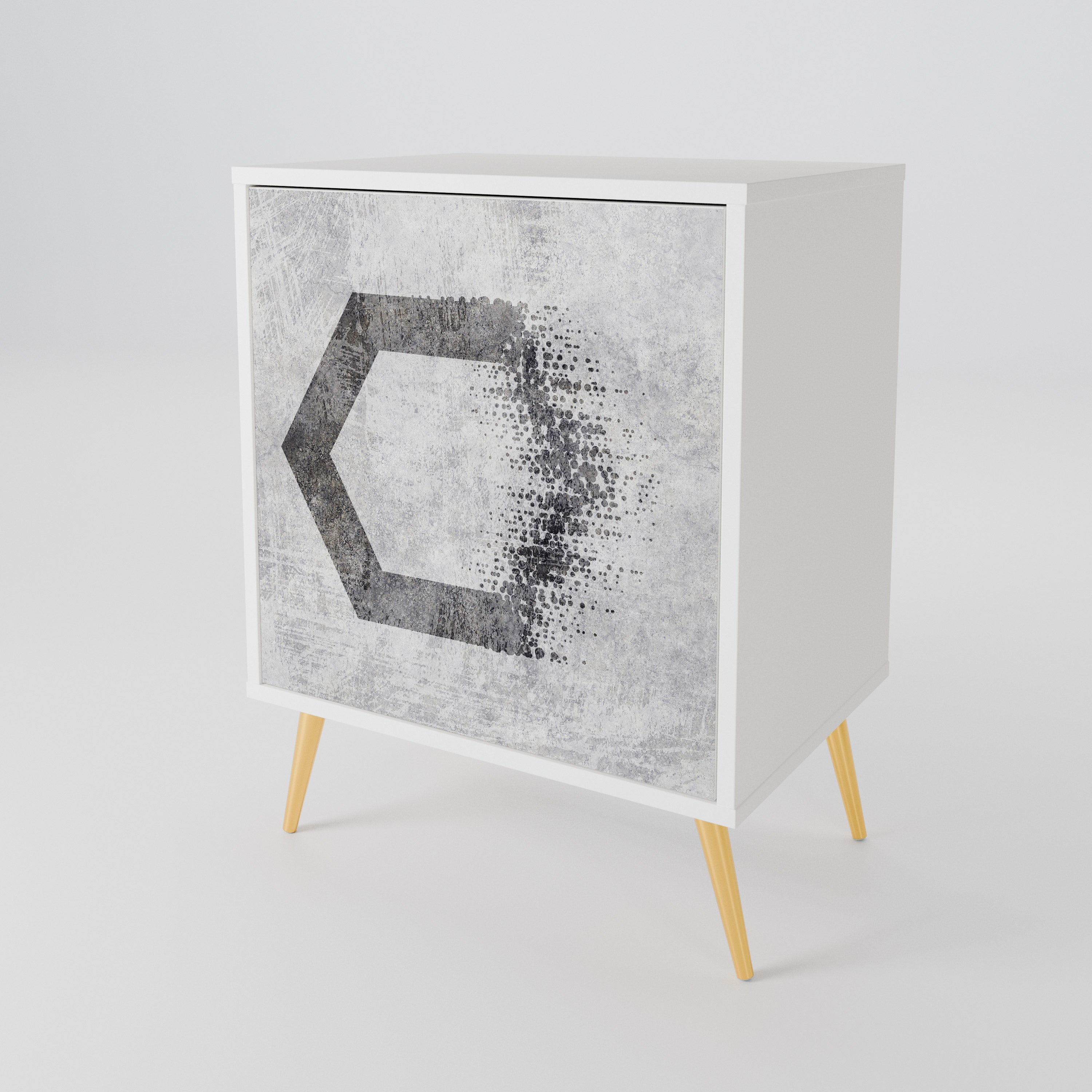 HEXAGONAL FIGURES 1-türiges Sideboard
