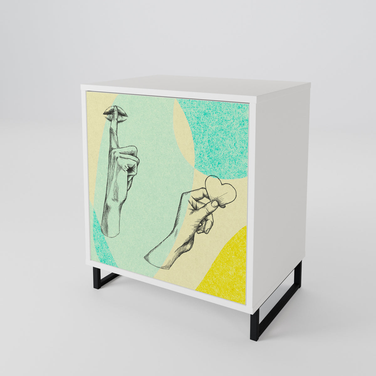BODY LANGUAGE 1-türiges Sideboard