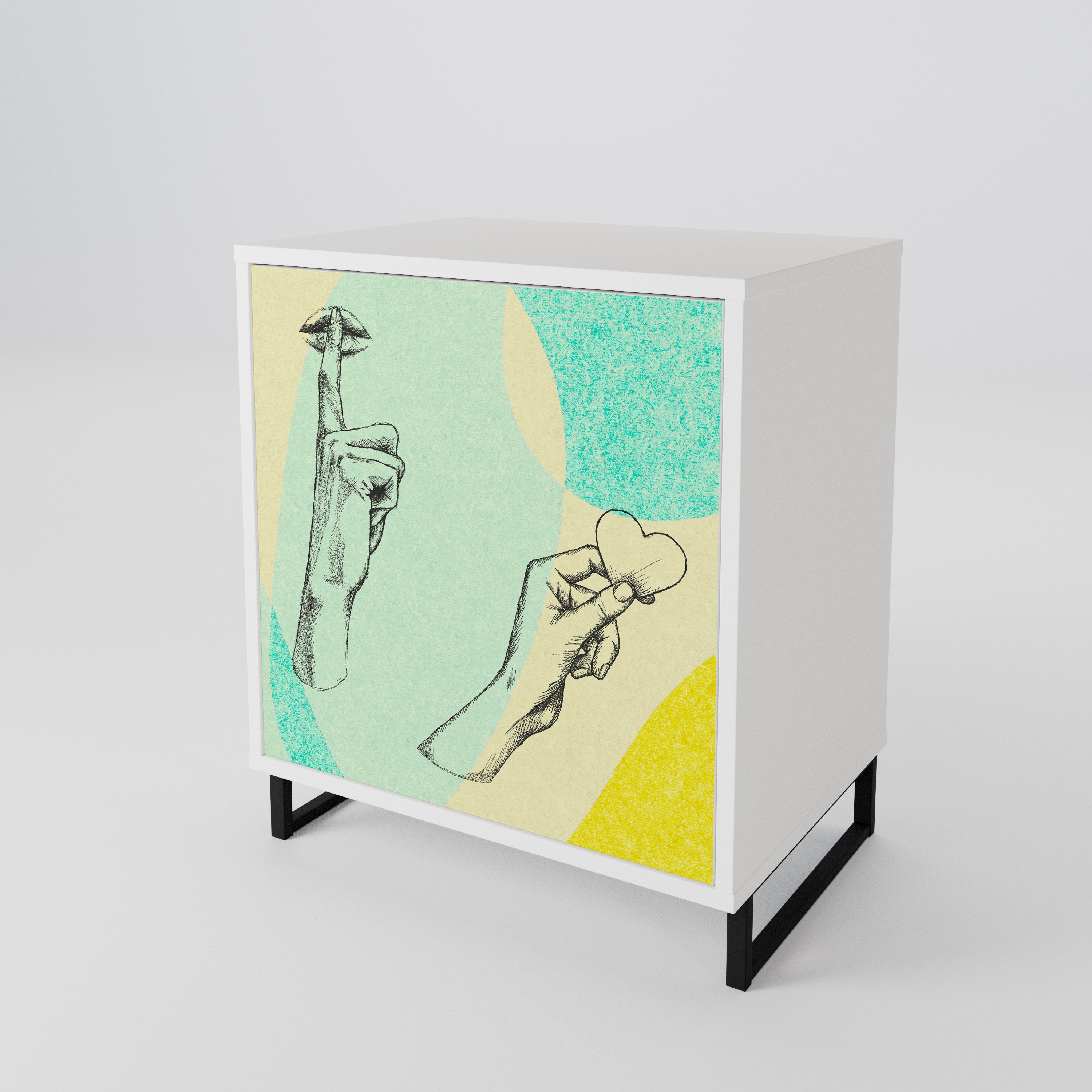 BODY LANGUAGE 1-türiges Sideboard