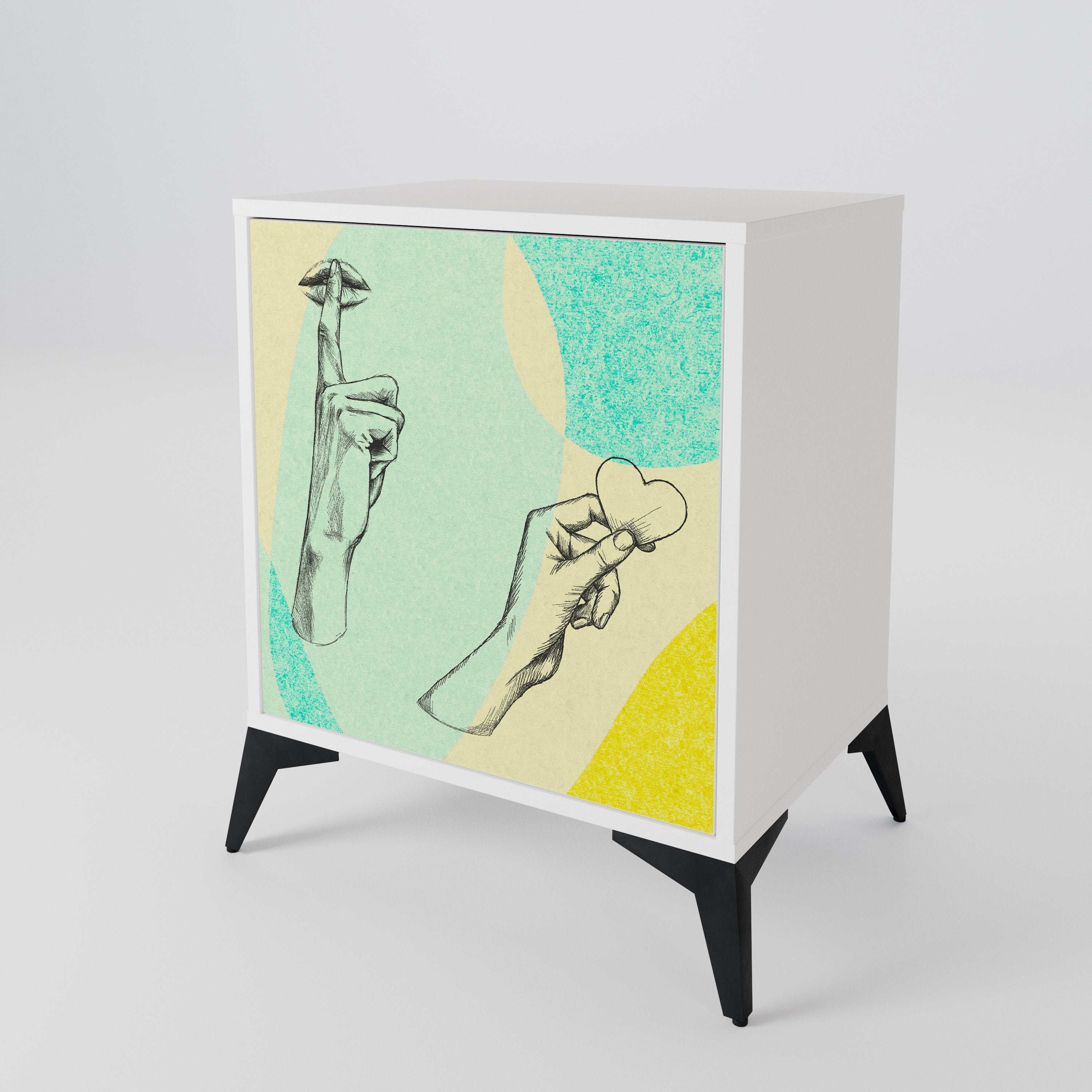 BODY LANGUAGE 1-türiges Sideboard
