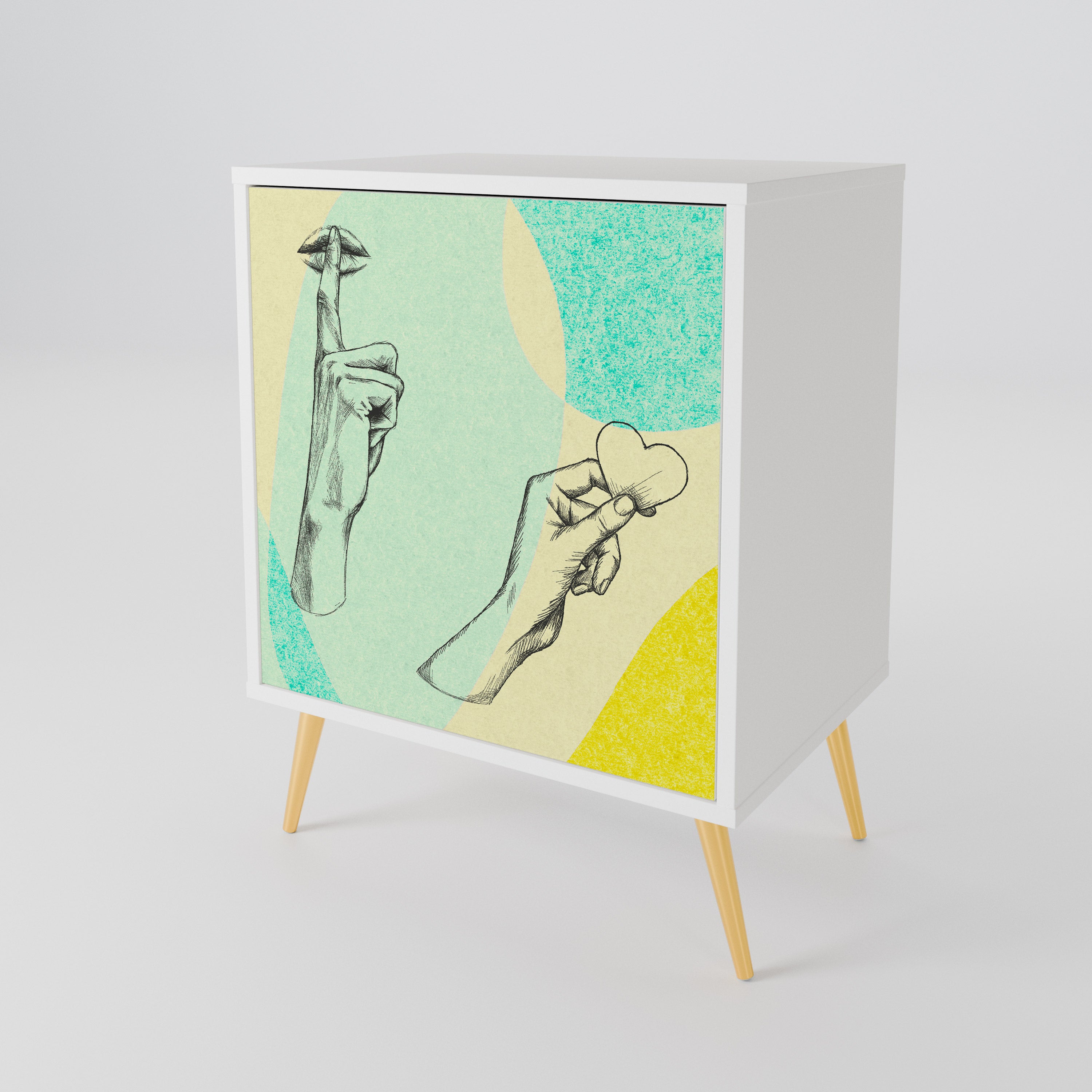BODY LANGUAGE 1-türiges Sideboard