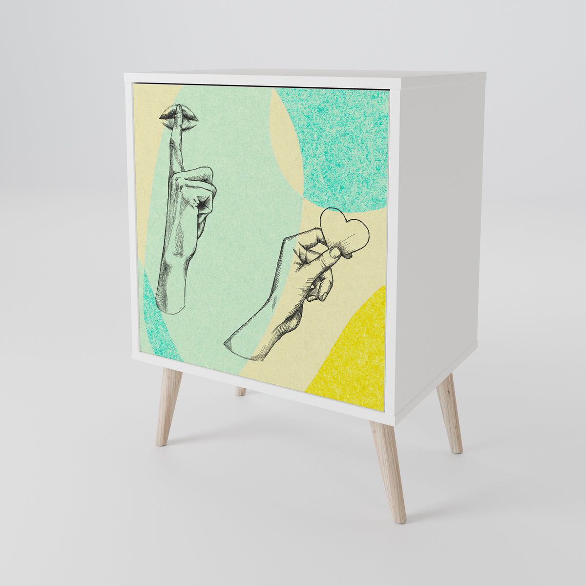 BODY LANGUAGE 1-türiges Sideboard