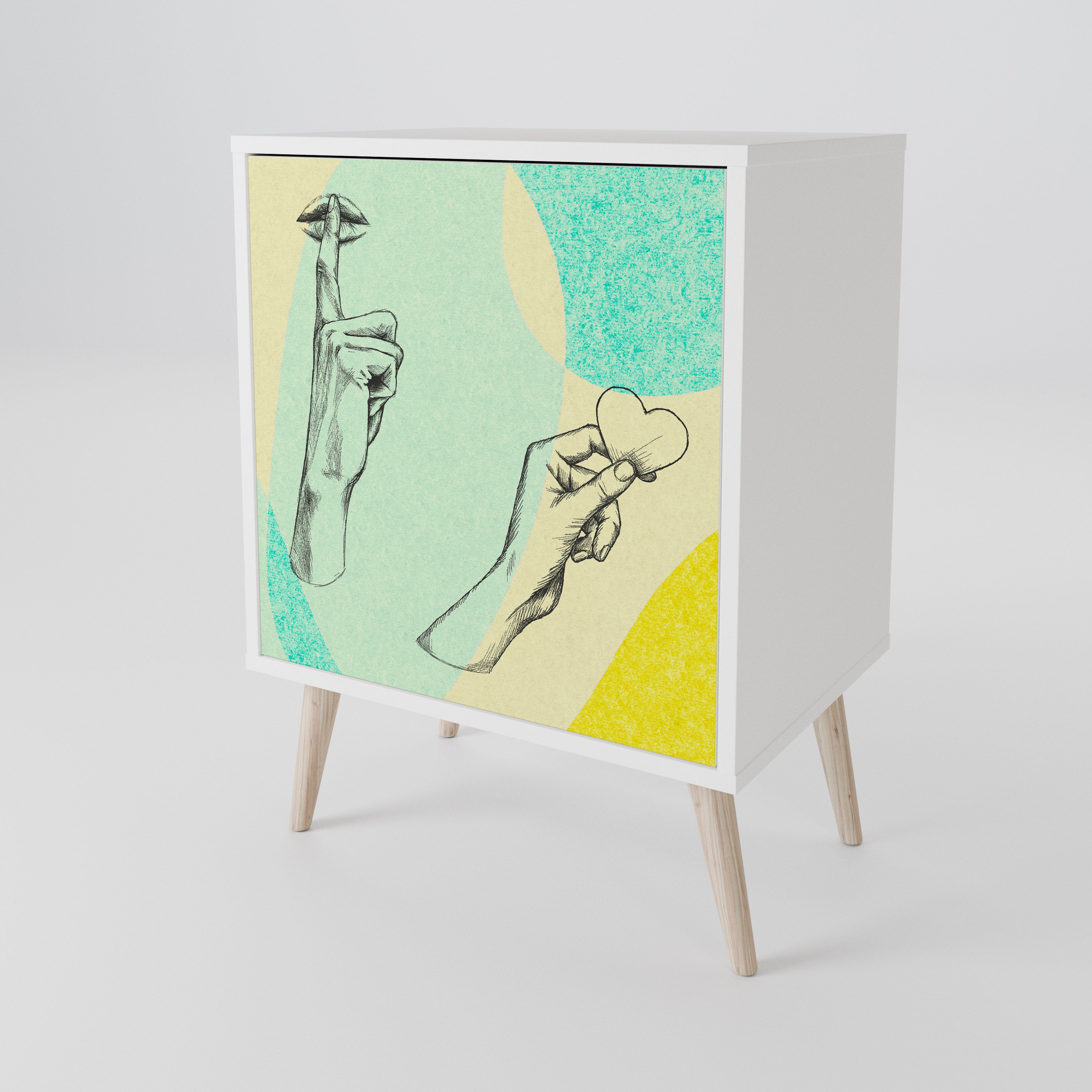 BODY LANGUAGE 1-türiges Sideboard