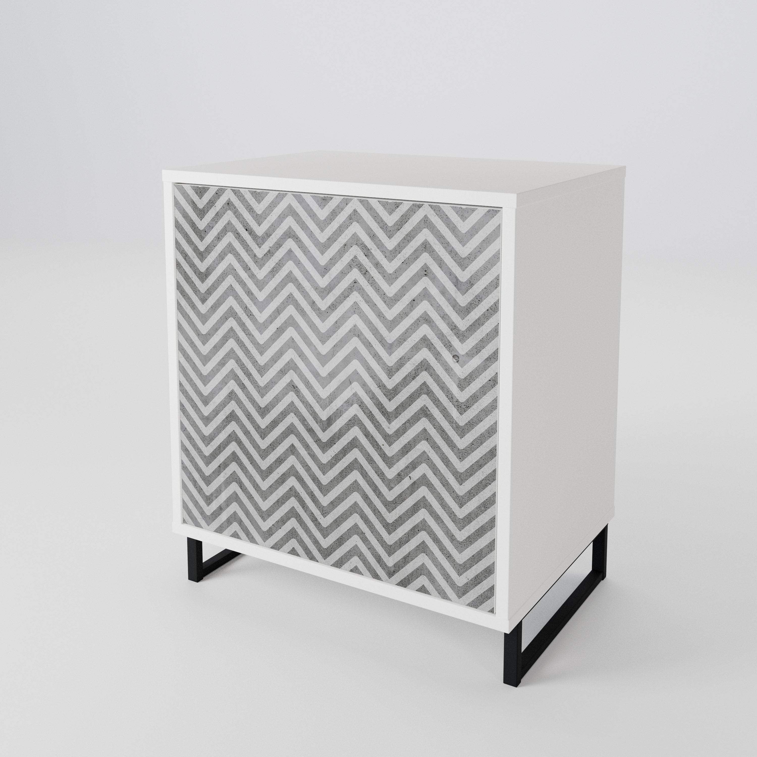 CONCRETE ZIG ZAG 1-türiges Sideboard