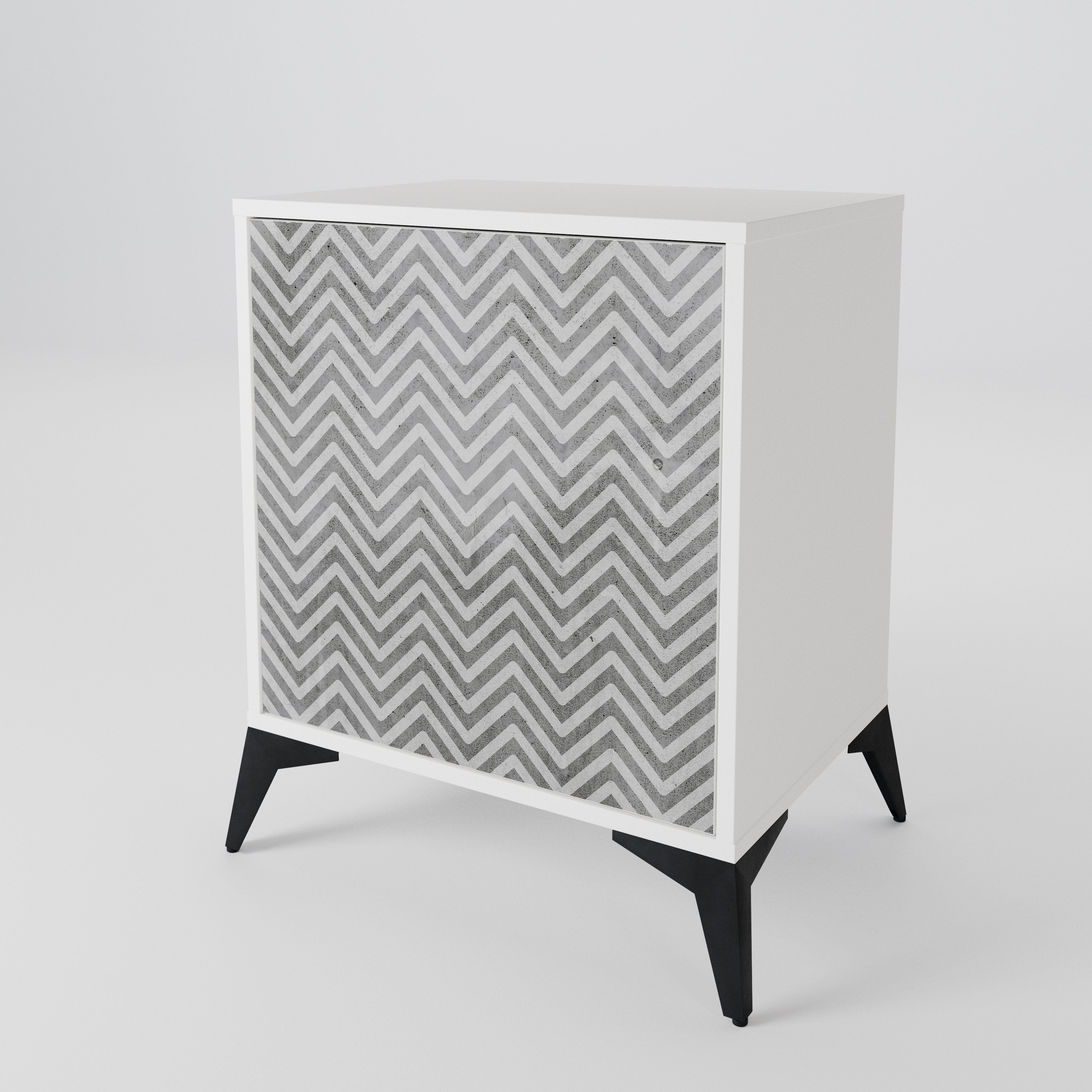 CONCRETE ZIG ZAG 1-türiges Sideboard