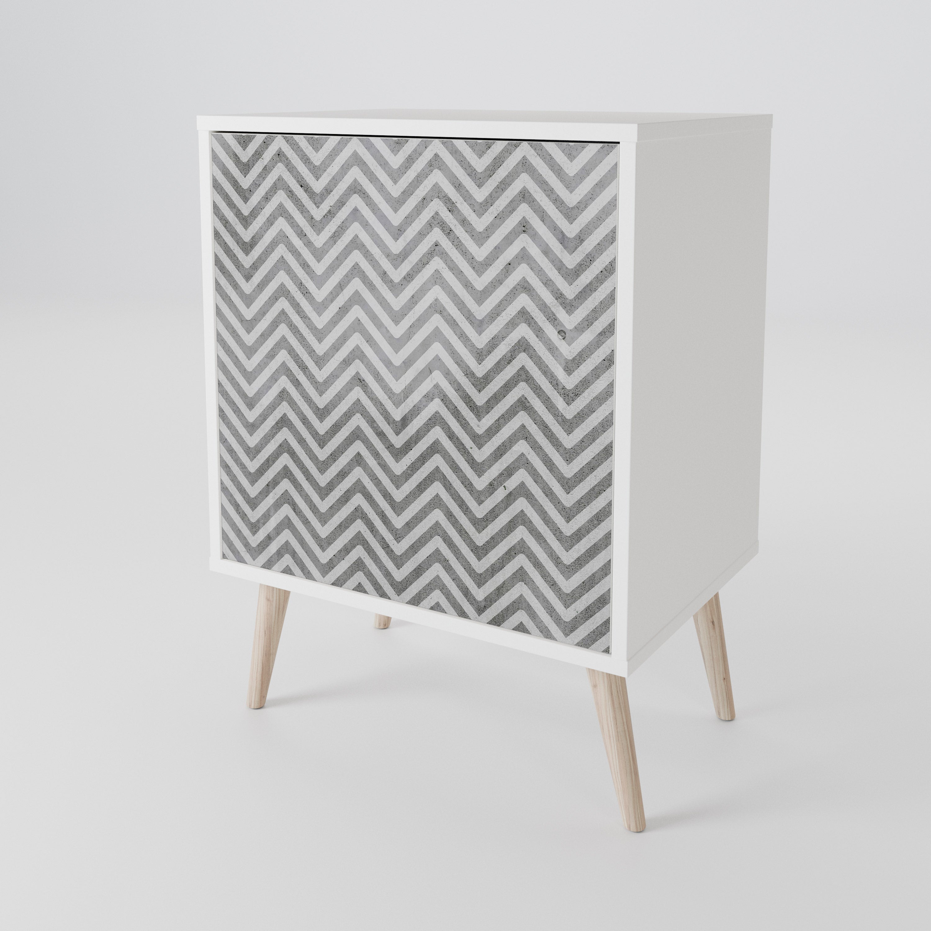 CONCRETE ZIG ZAG 1-türiges Sideboard