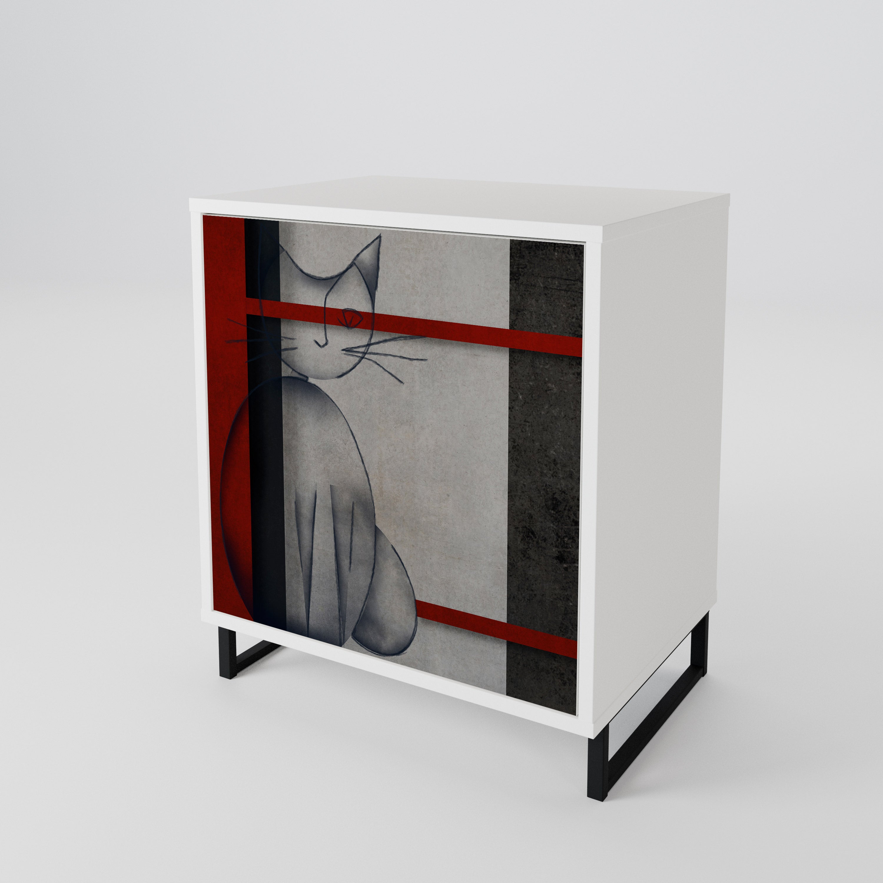 GRAY FIGURES 1-türiges Sideboard