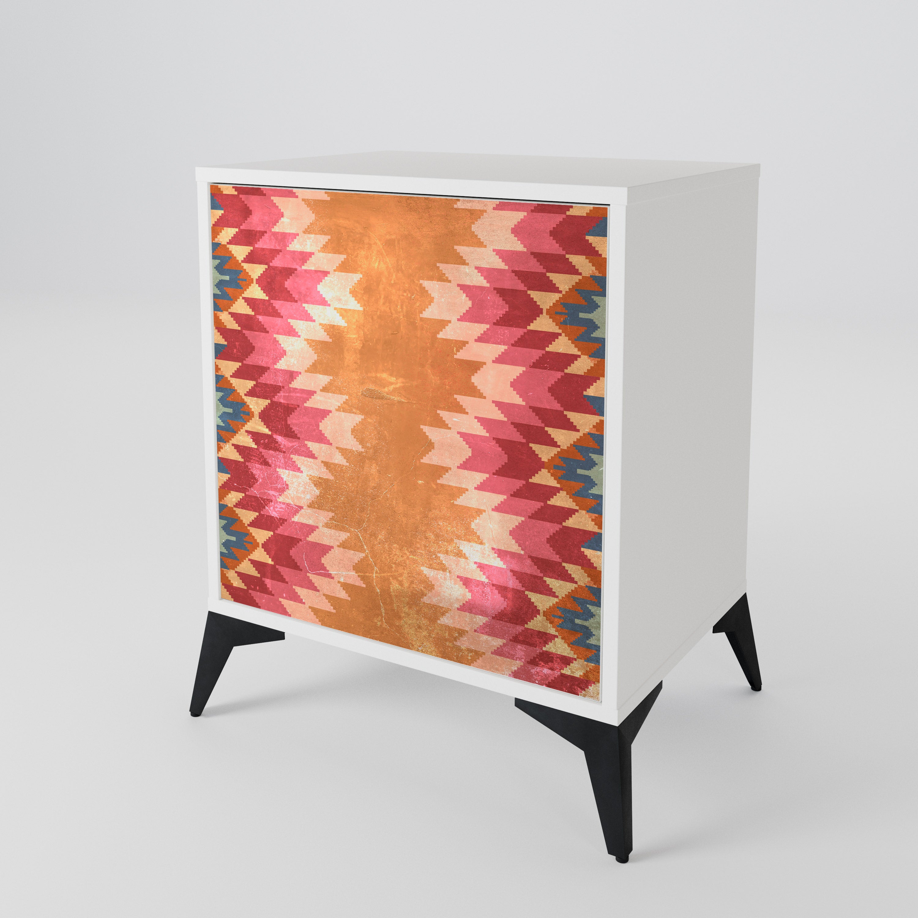 INDIAN FOLK 1-Door Sideboard