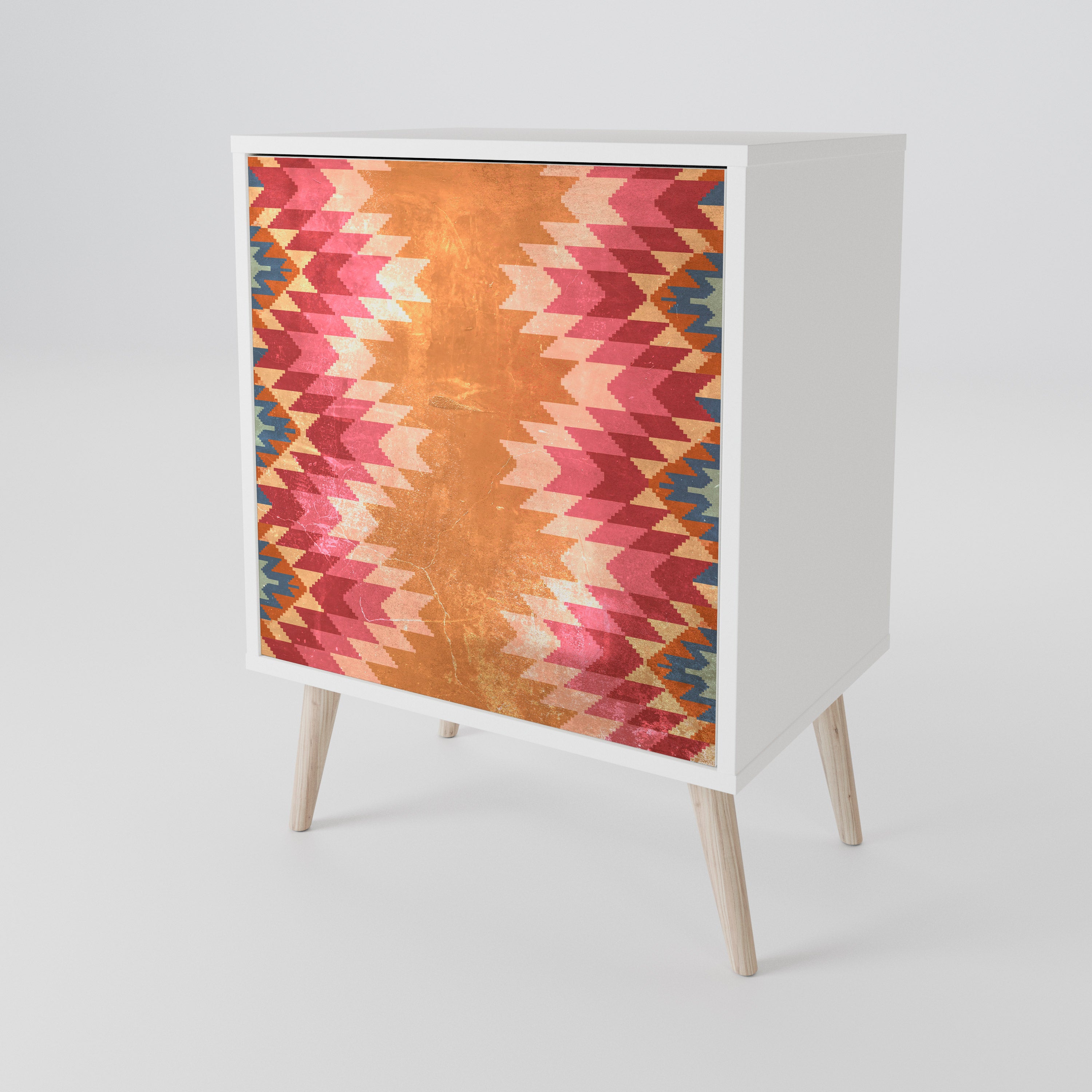 INDIAN FOLK 1-Door Sideboard