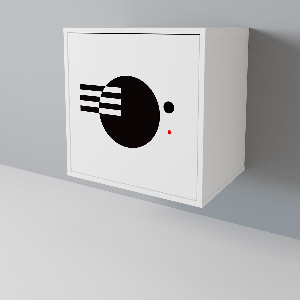 BLACK AND WHITE COMBINATION 1-türiges Sideboard