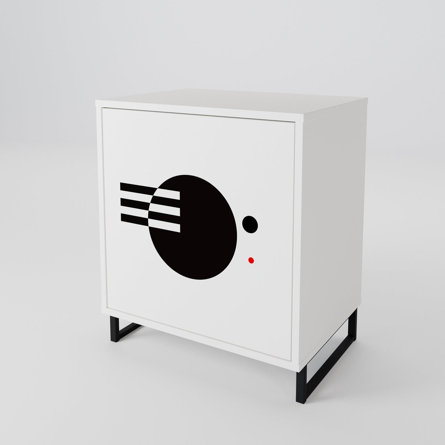 BLACK AND WHITE COMBINATION 1-türiges Sideboard