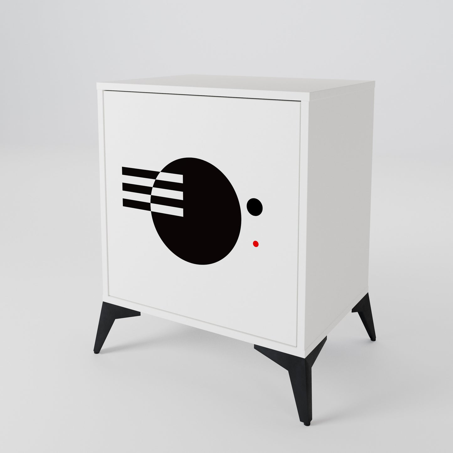 BLACK AND WHITE COMBINATION 1-türiges Sideboard
