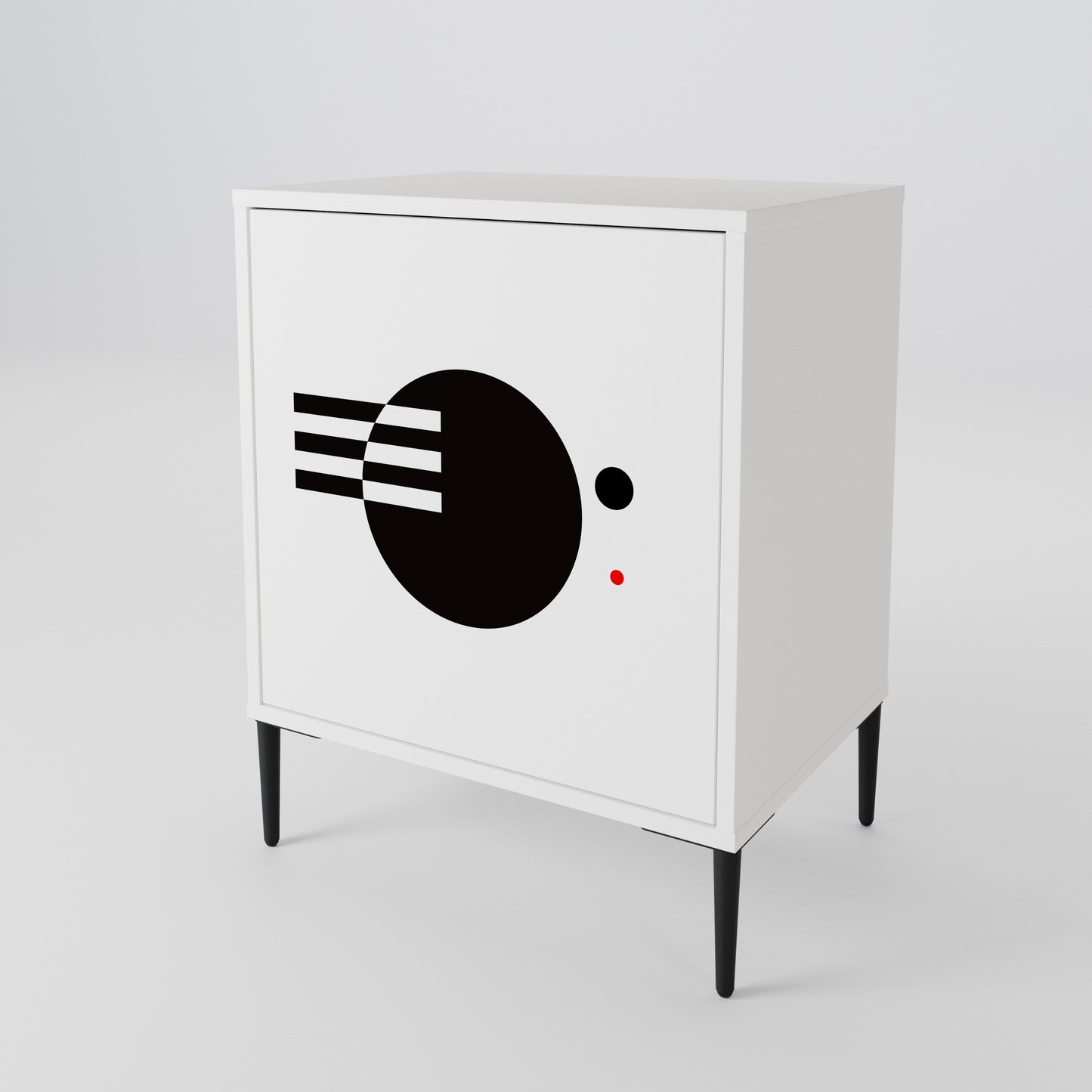 BLACK AND WHITE COMBINATION 1-türiges Sideboard