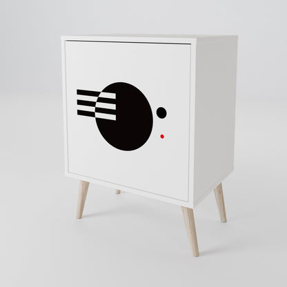 BLACK AND WHITE COMBINATION 1-türiges Sideboard