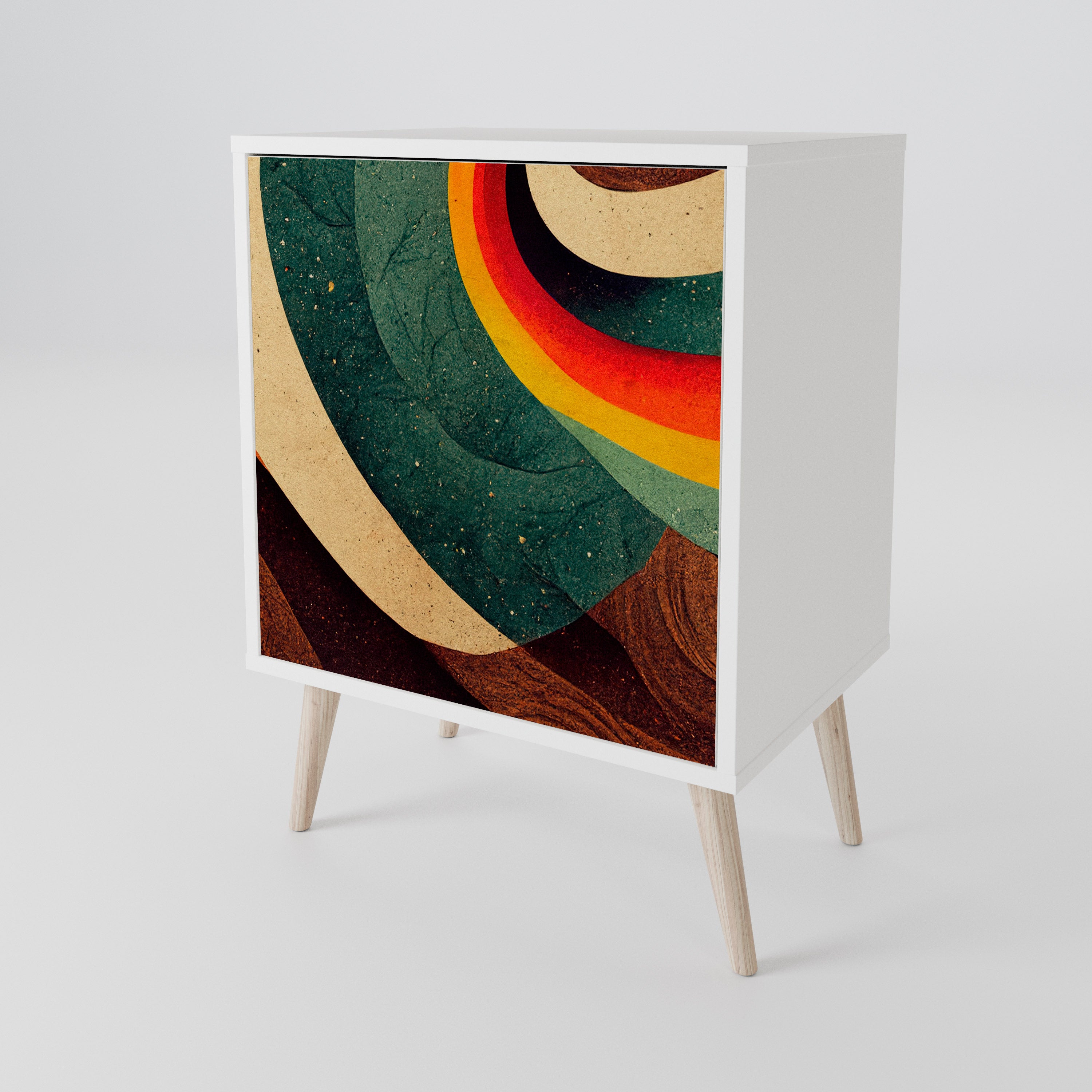 COLORFUL STRANDS 1-Door Sideboard