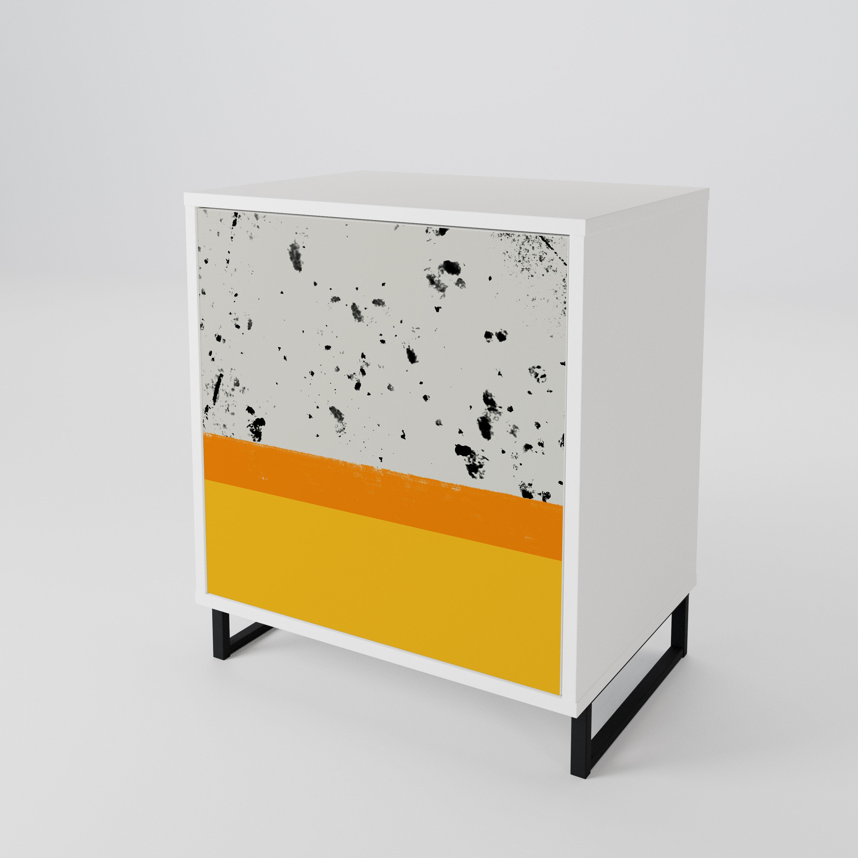 DYED BY ORANGE 1-Door Sideboard