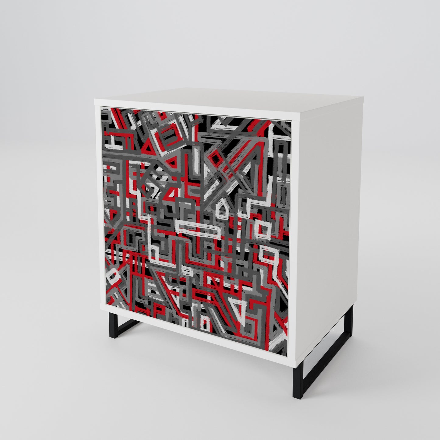 BROKEN LINES 1-türiges Sideboard