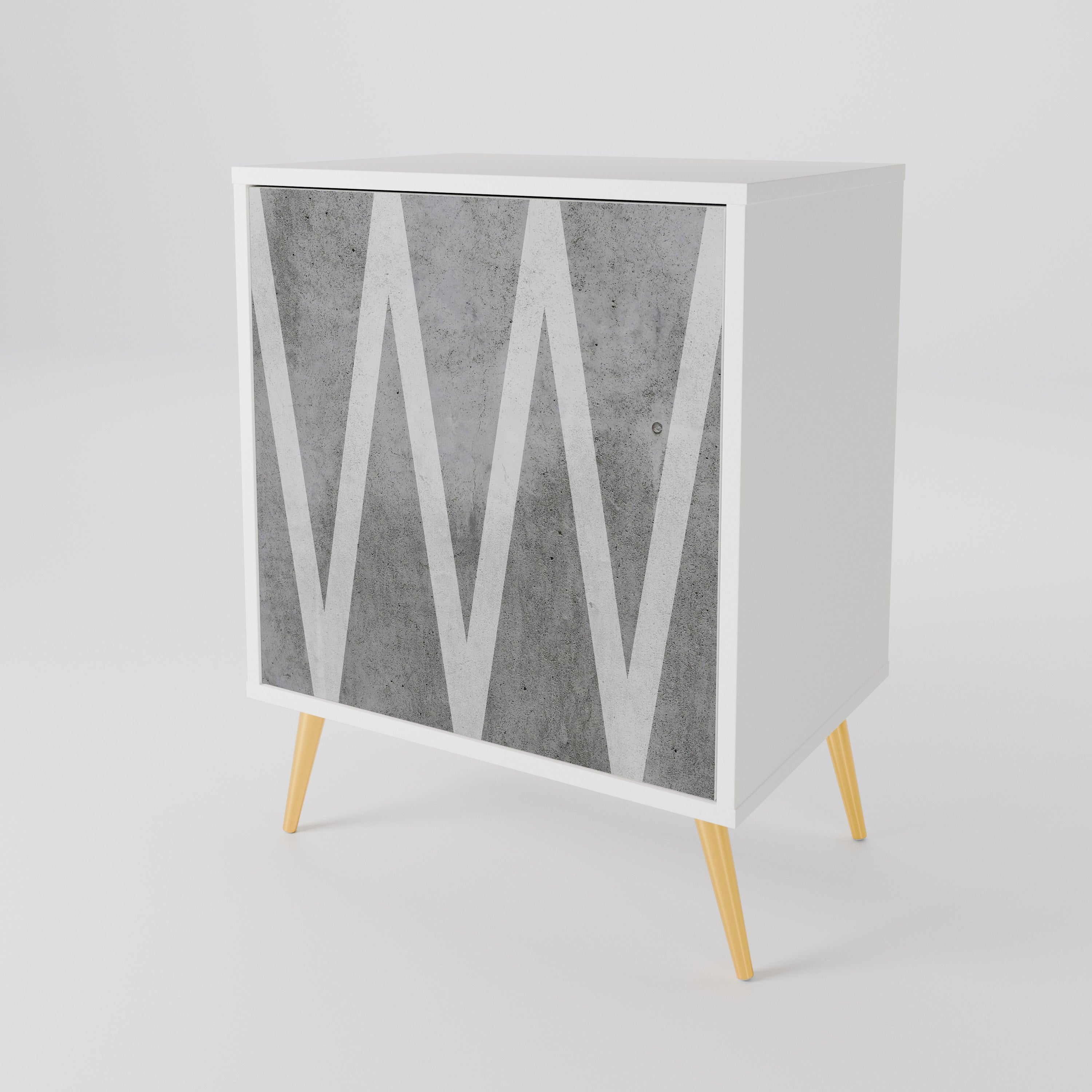 SOLID ZIG ZAG 1-türiges Sideboard