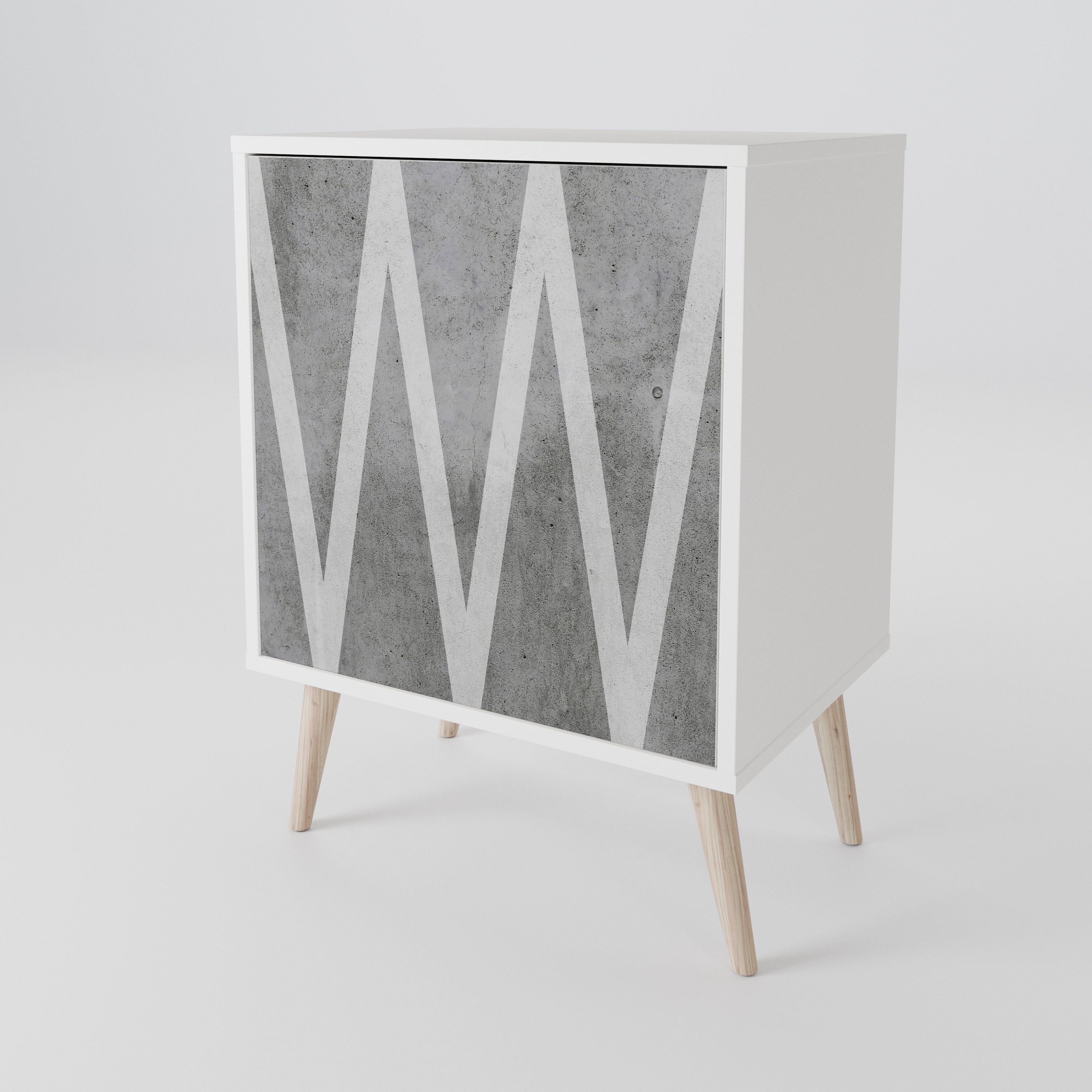SOLID ZIG ZAG 1-türiges Sideboard
