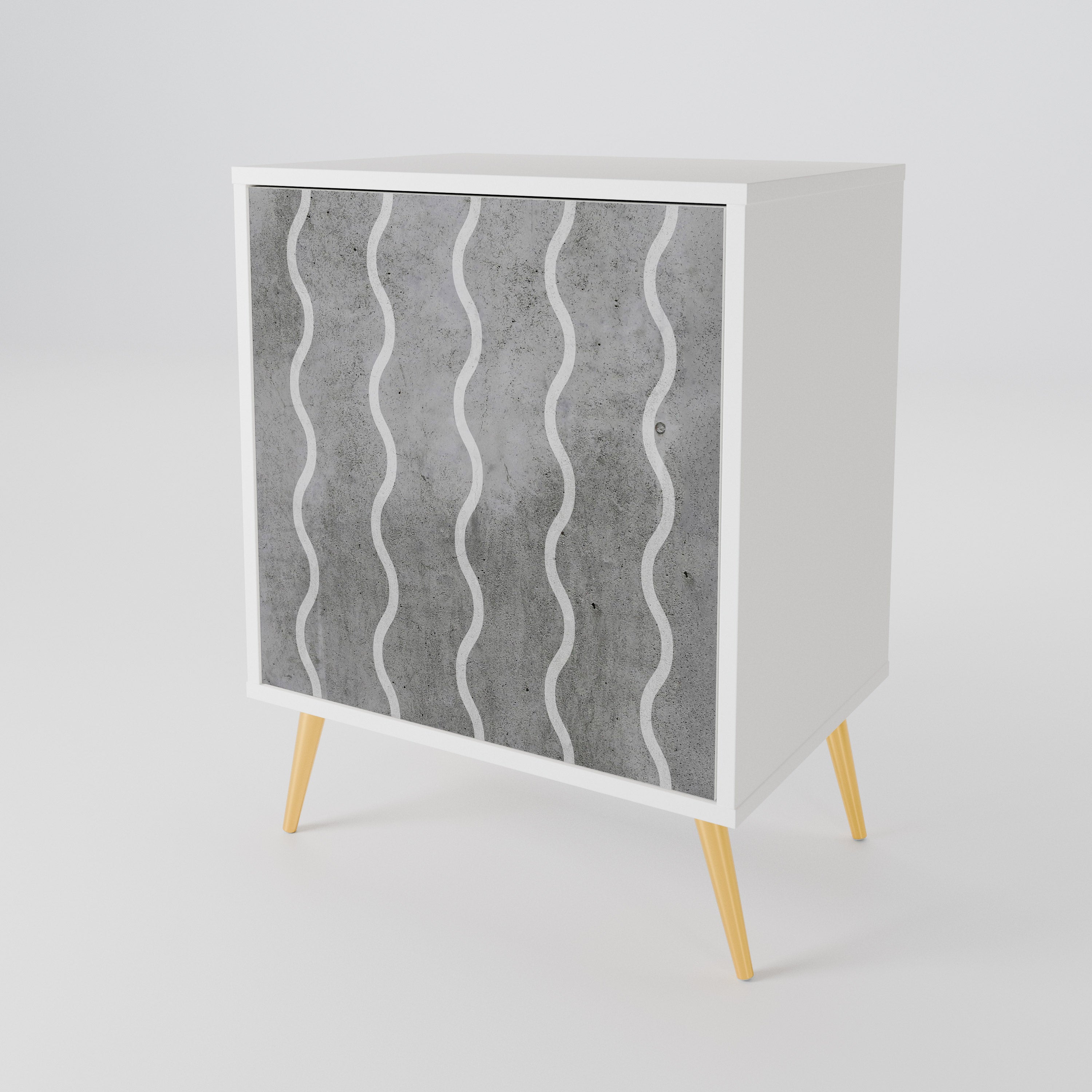 WAVES OF CONCRETE 1-türiges Sideboard
