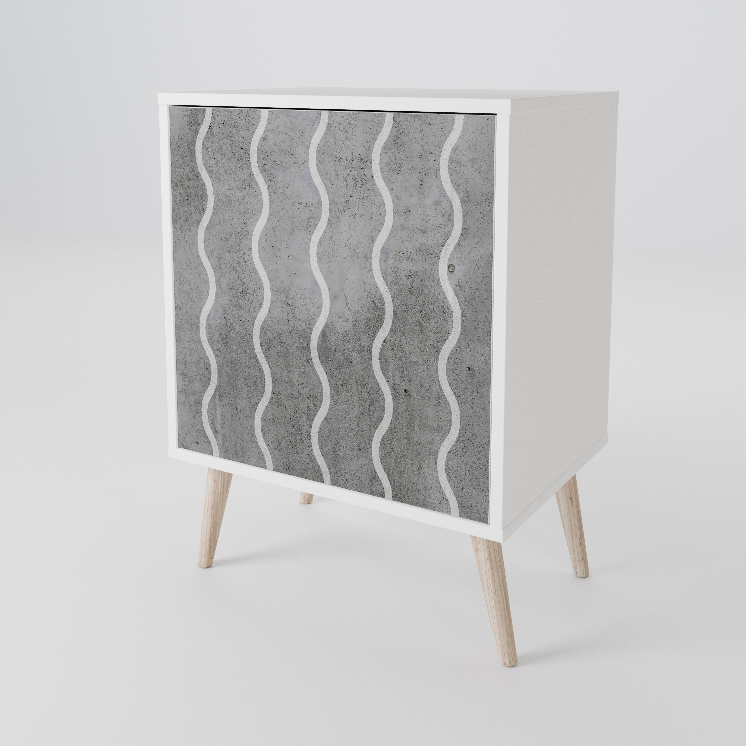 WAVES OF CONCRETE 1-türiges Sideboard