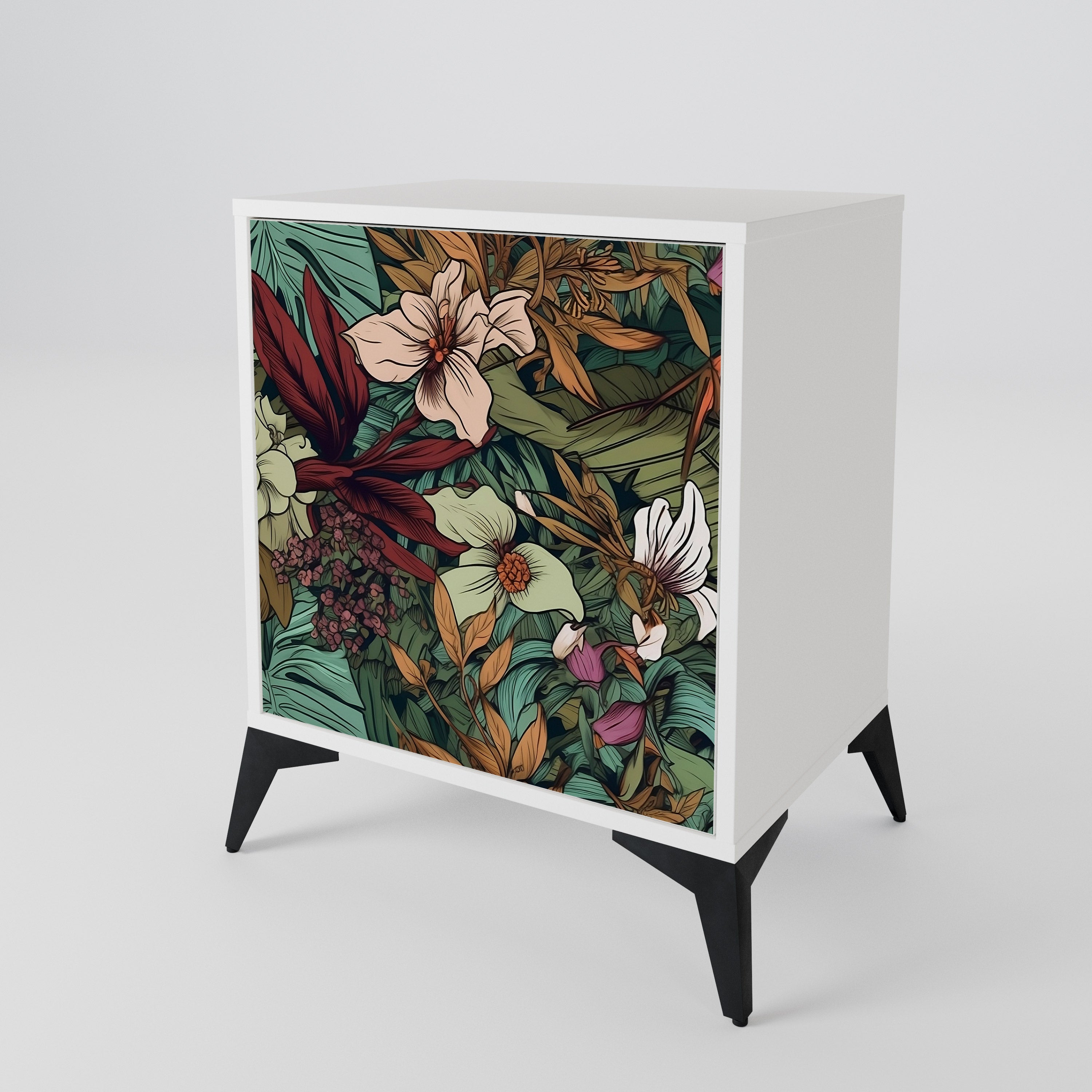 BOTANICAL EMERGENCE 1-Door Sideboard
