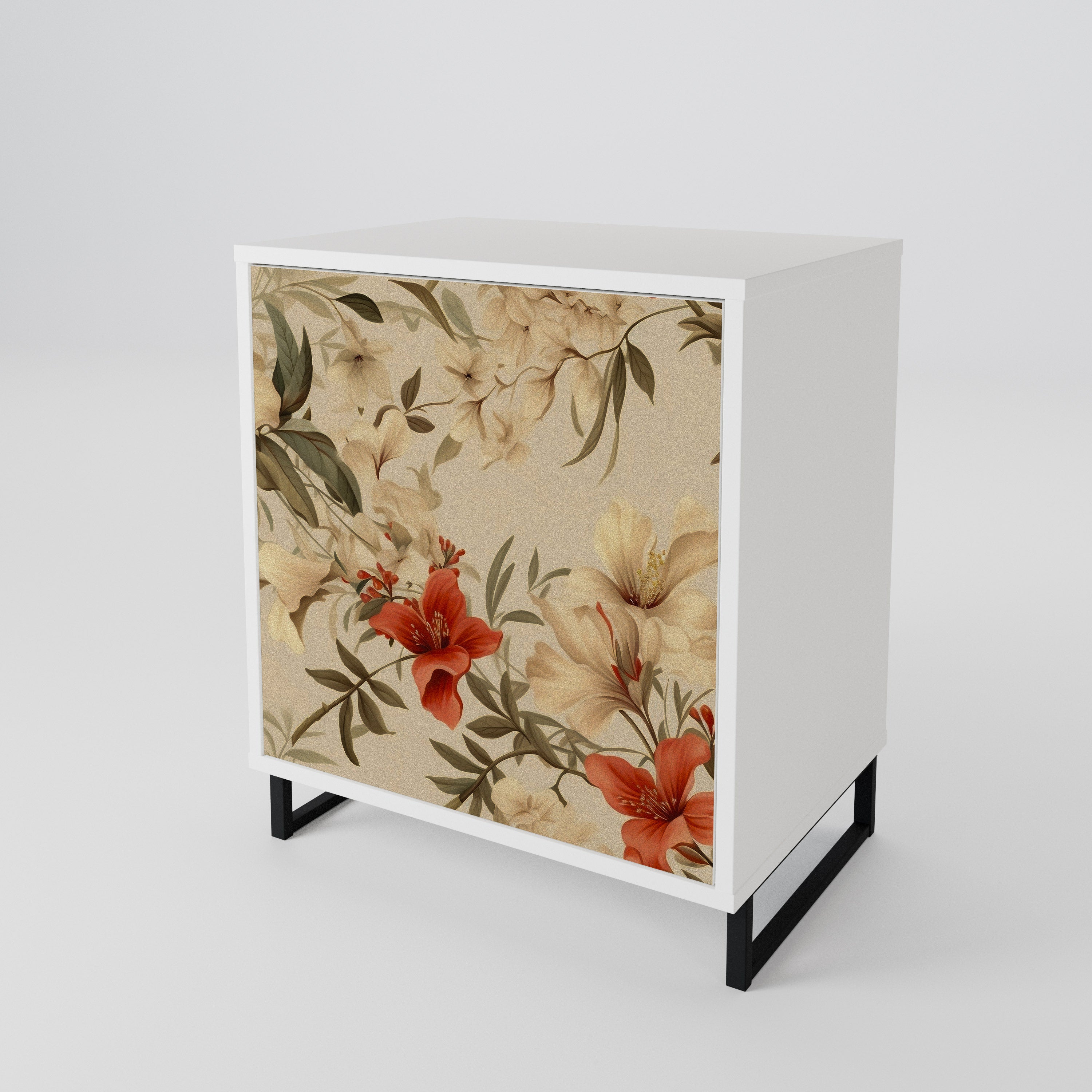BLOOMING HARMONY 1-Door Sideboard