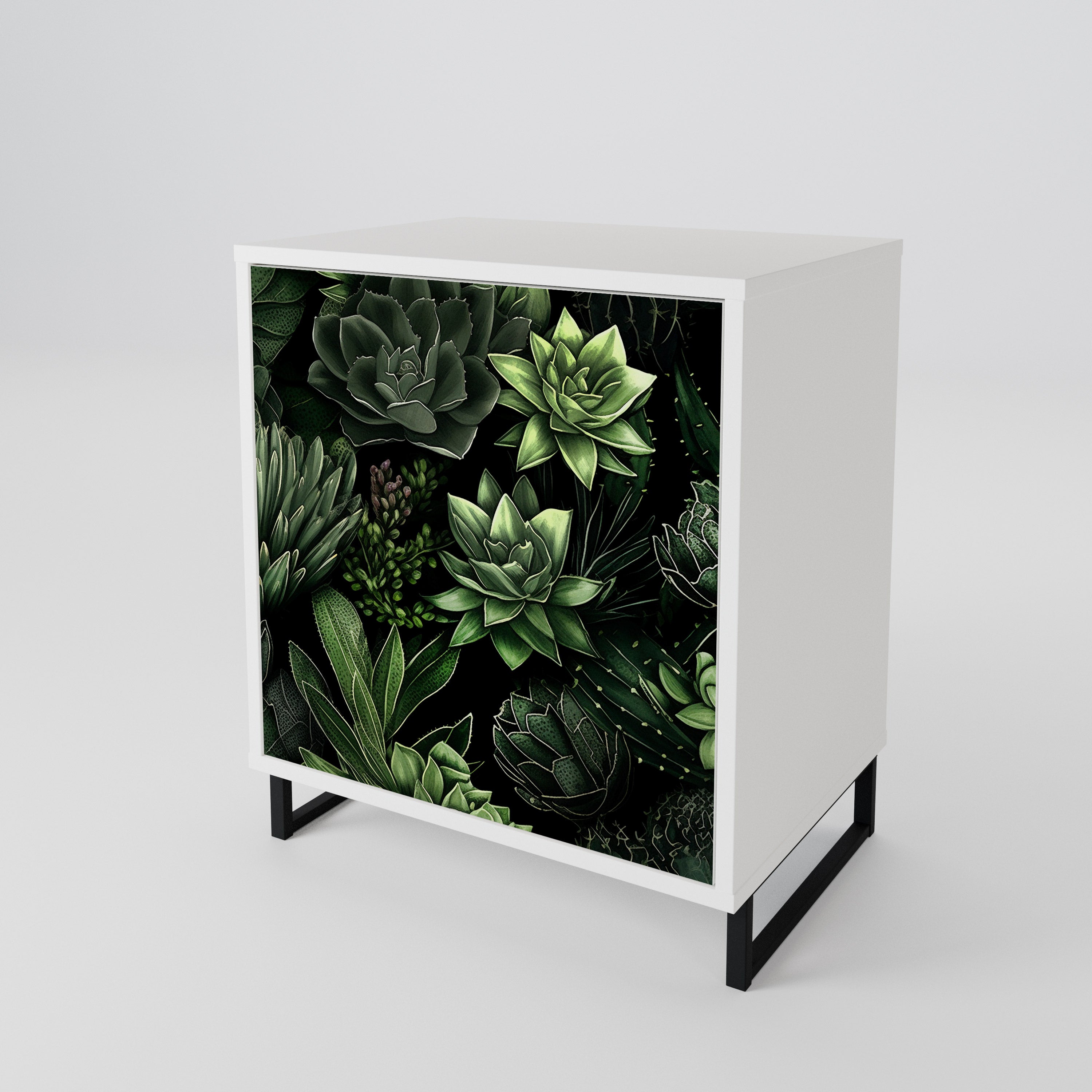 SUCCULENT JUNGLE 1-Door Sideboard
