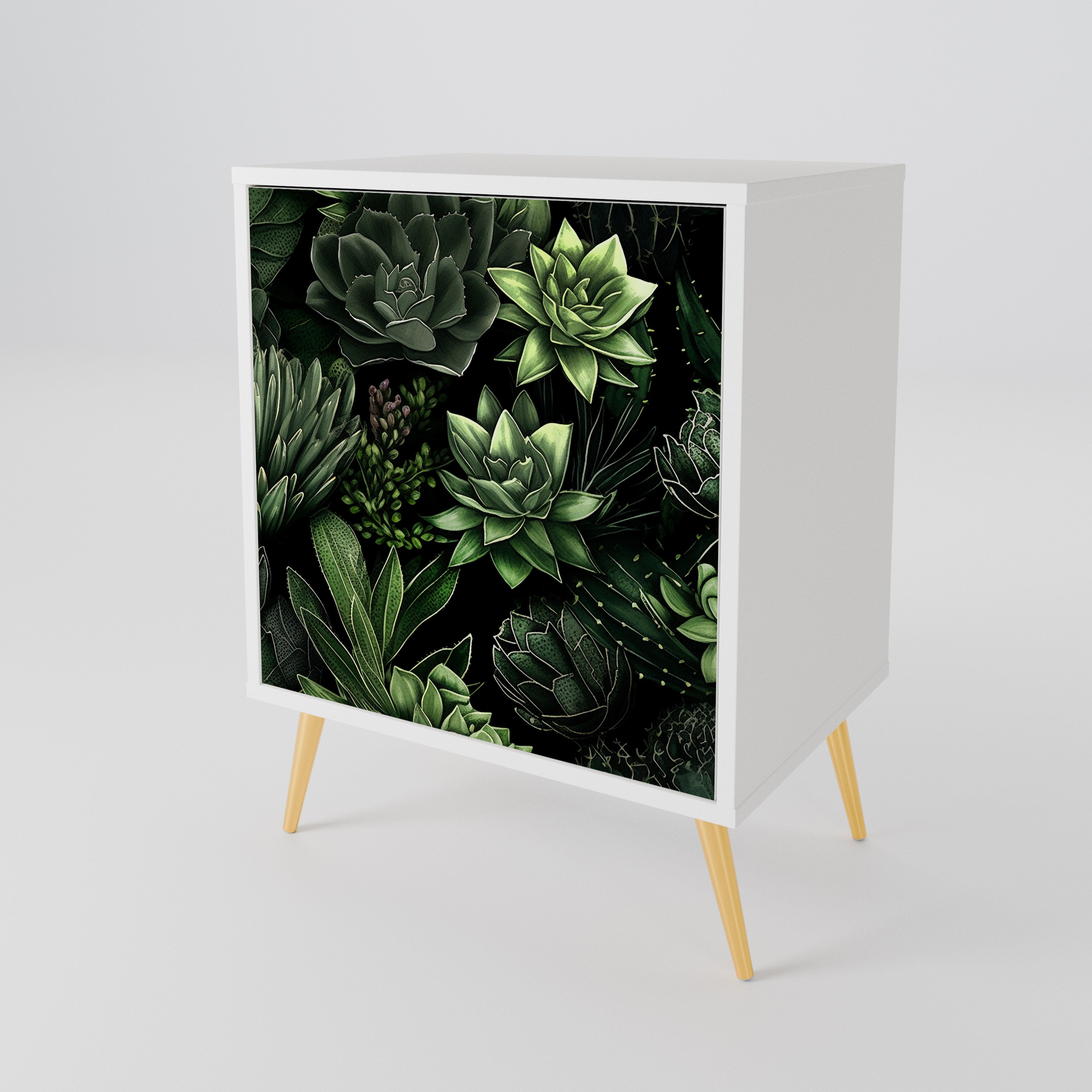 SUCCULENT JUNGLE 1-Door Sideboard