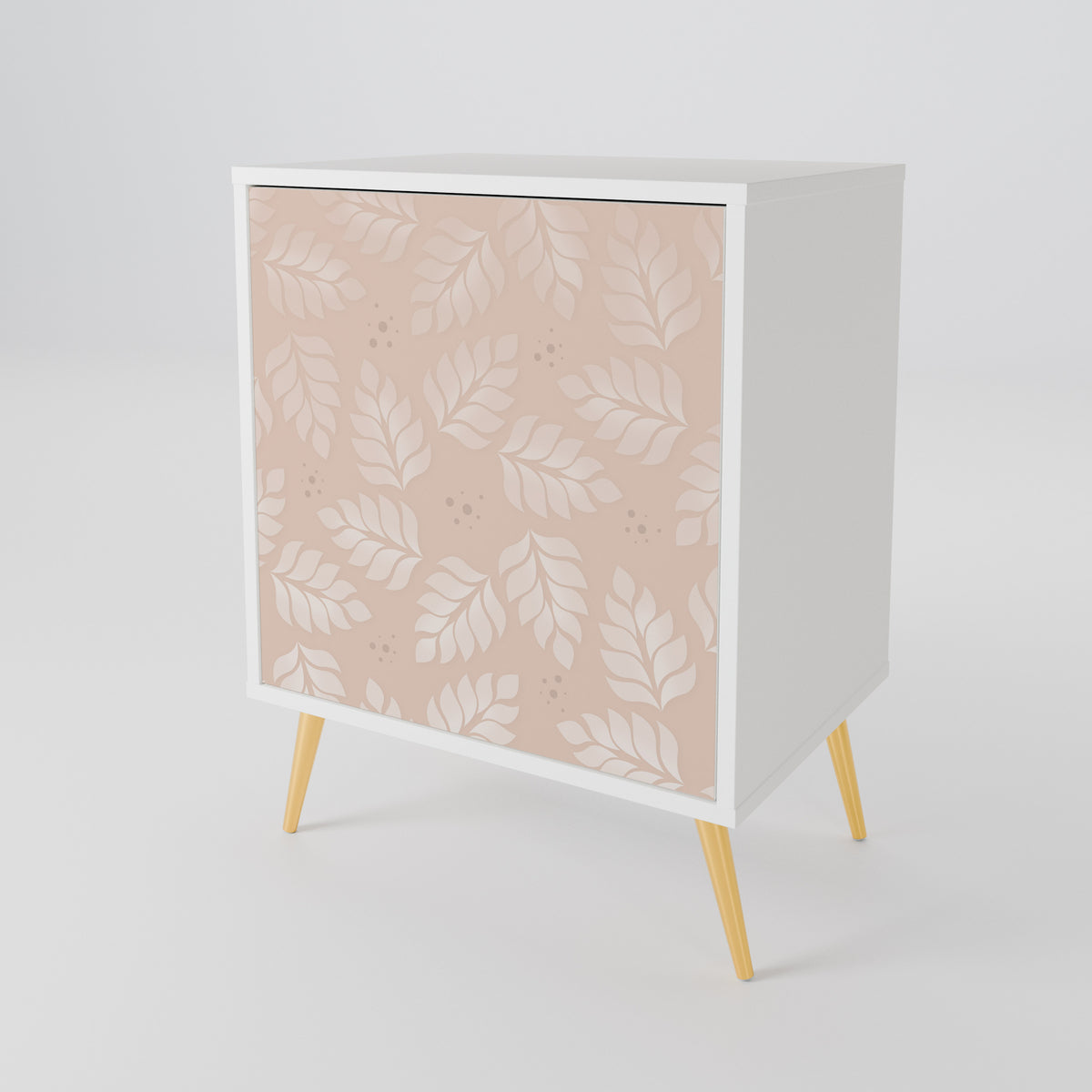 LEAVES ON BEIGE 1-Door Sideboard