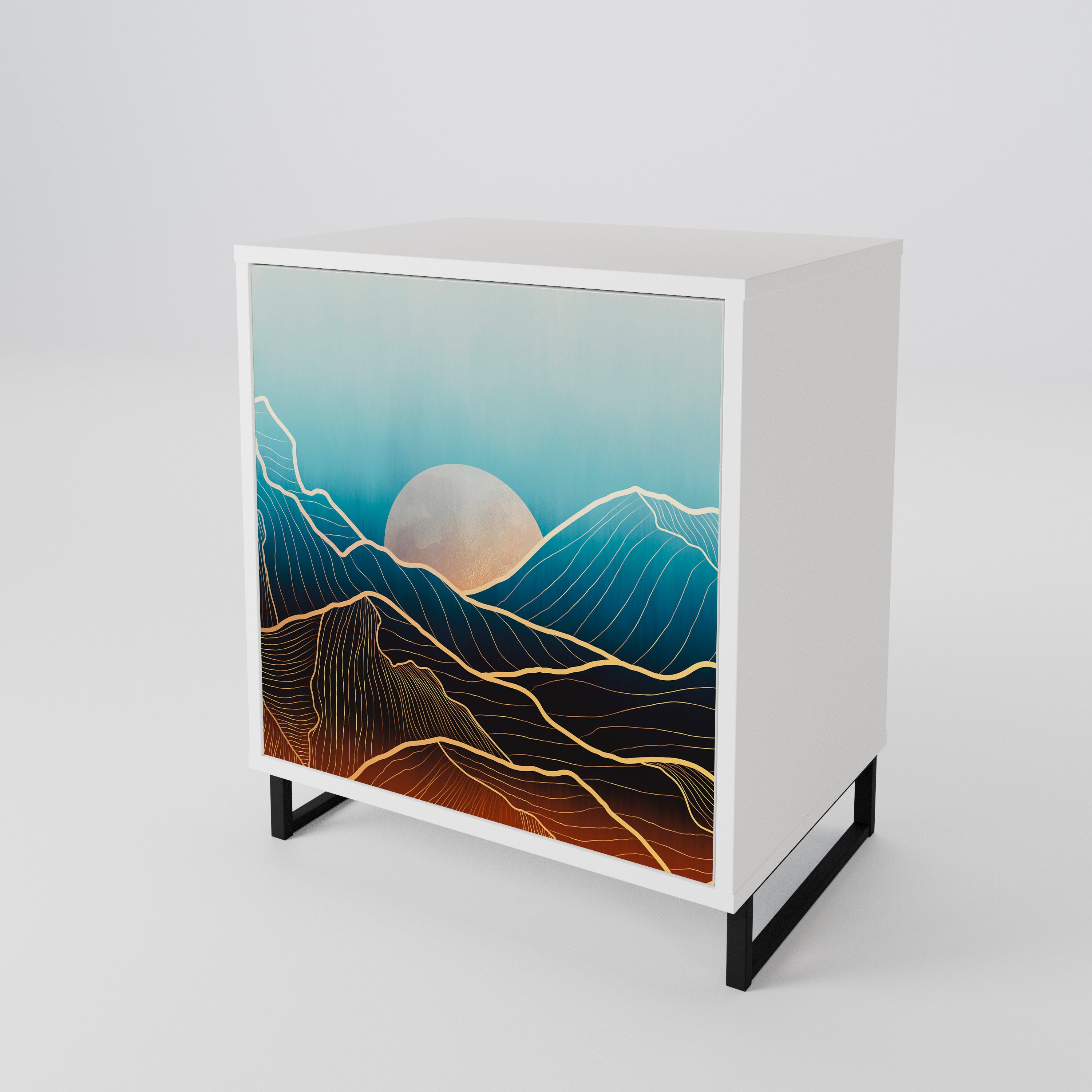 LUNAR SECRETS 1-Door Sideboard