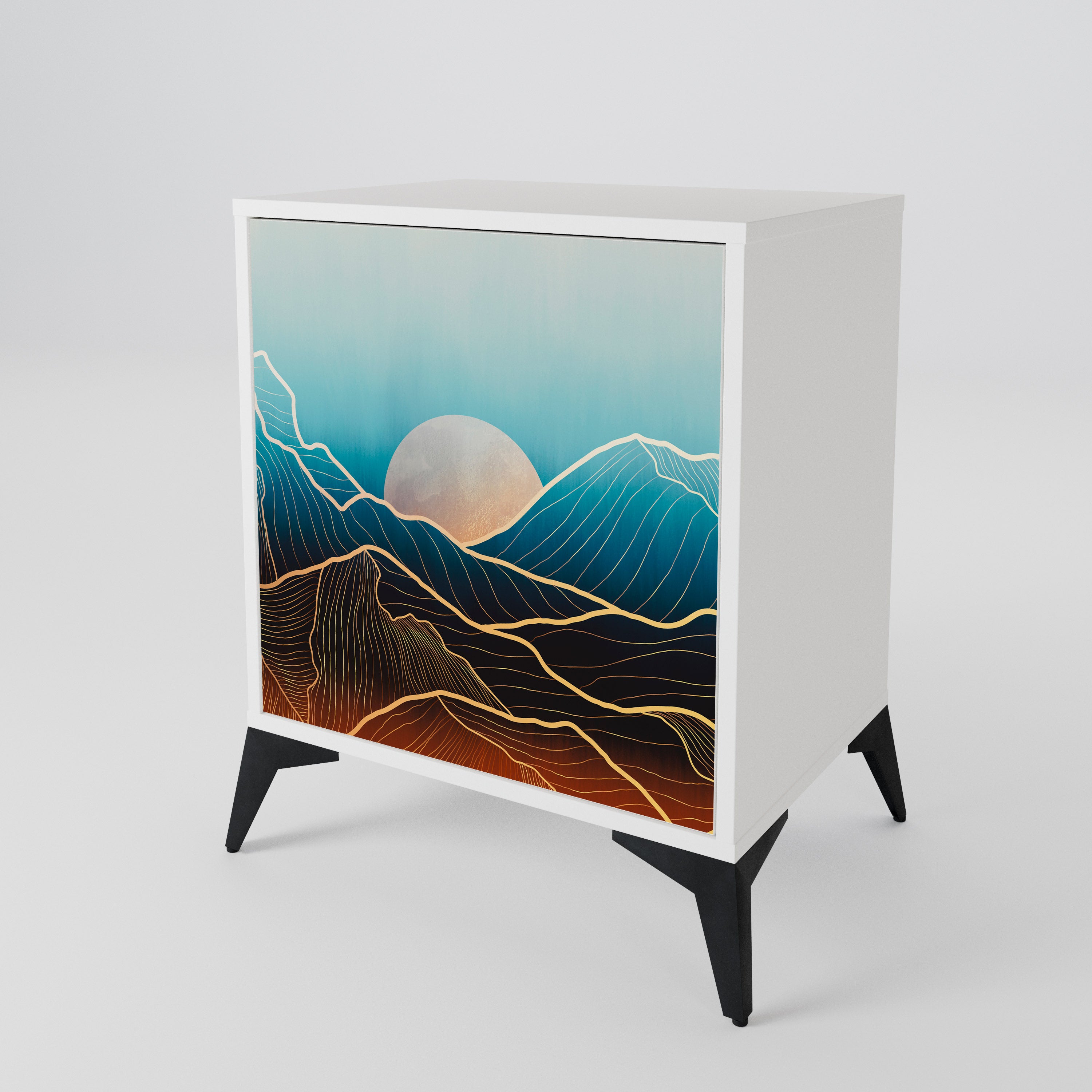 LUNAR SECRETS 1-Door Sideboard