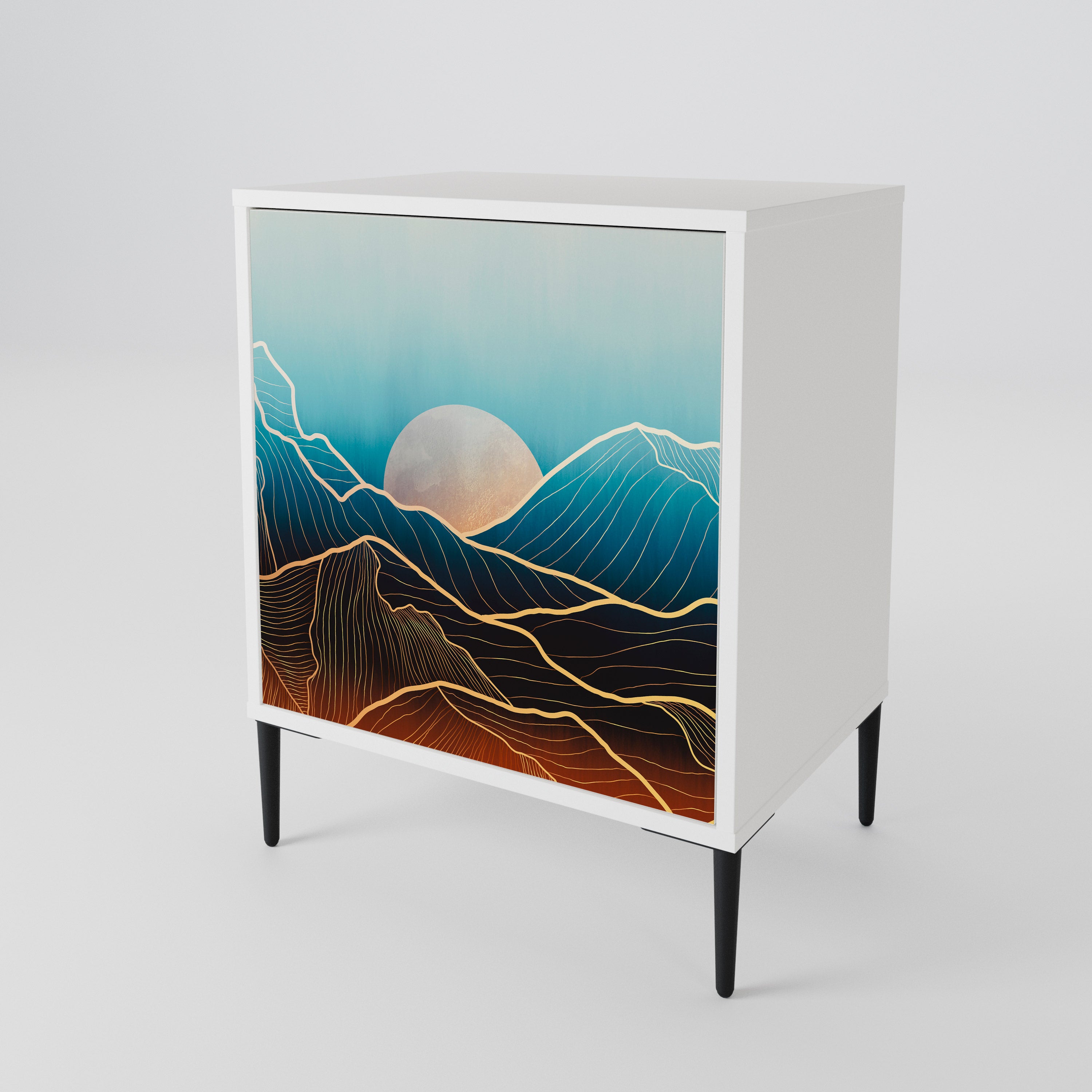 LUNAR SECRETS 1-Door Sideboard