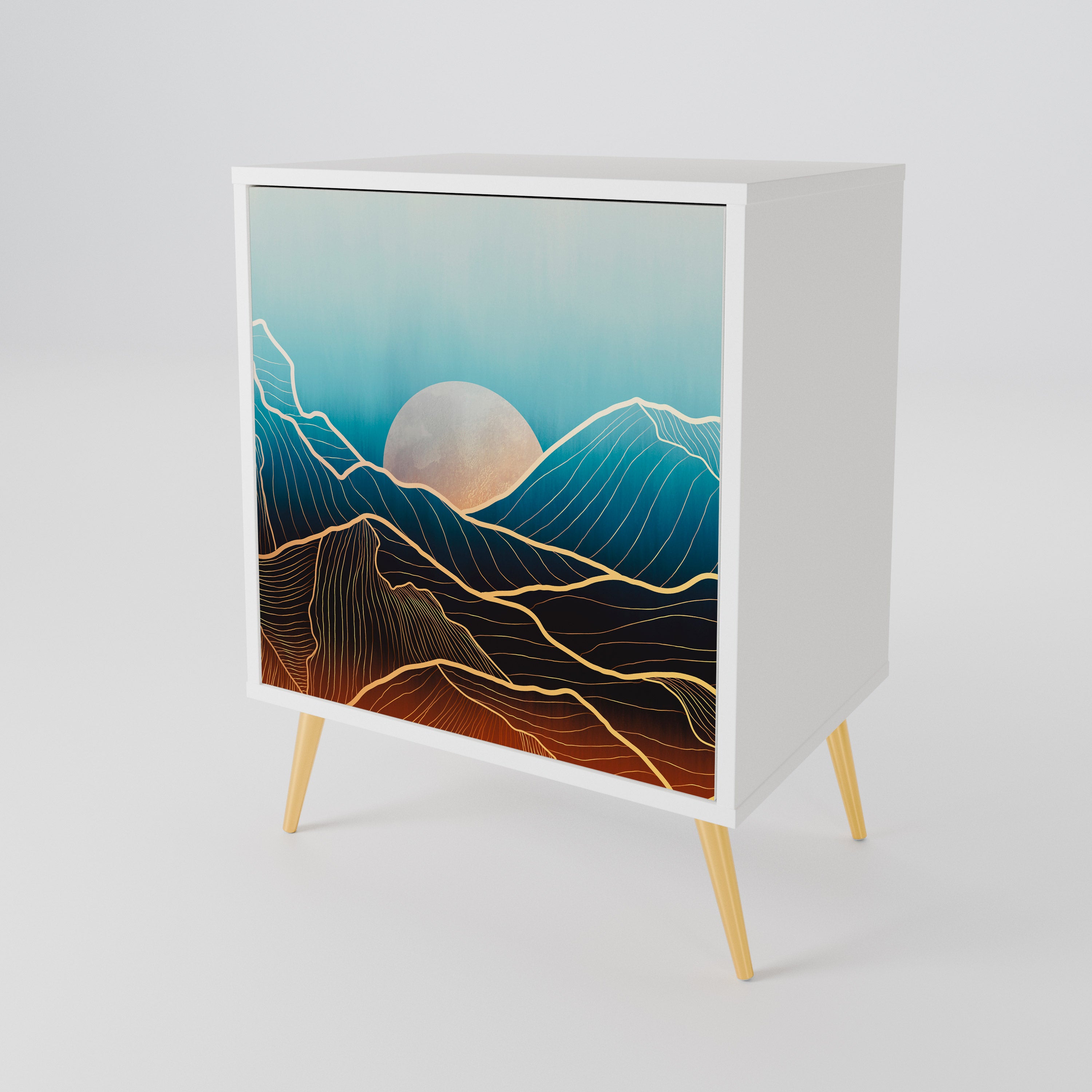 LUNAR SECRETS 1-Door Sideboard
