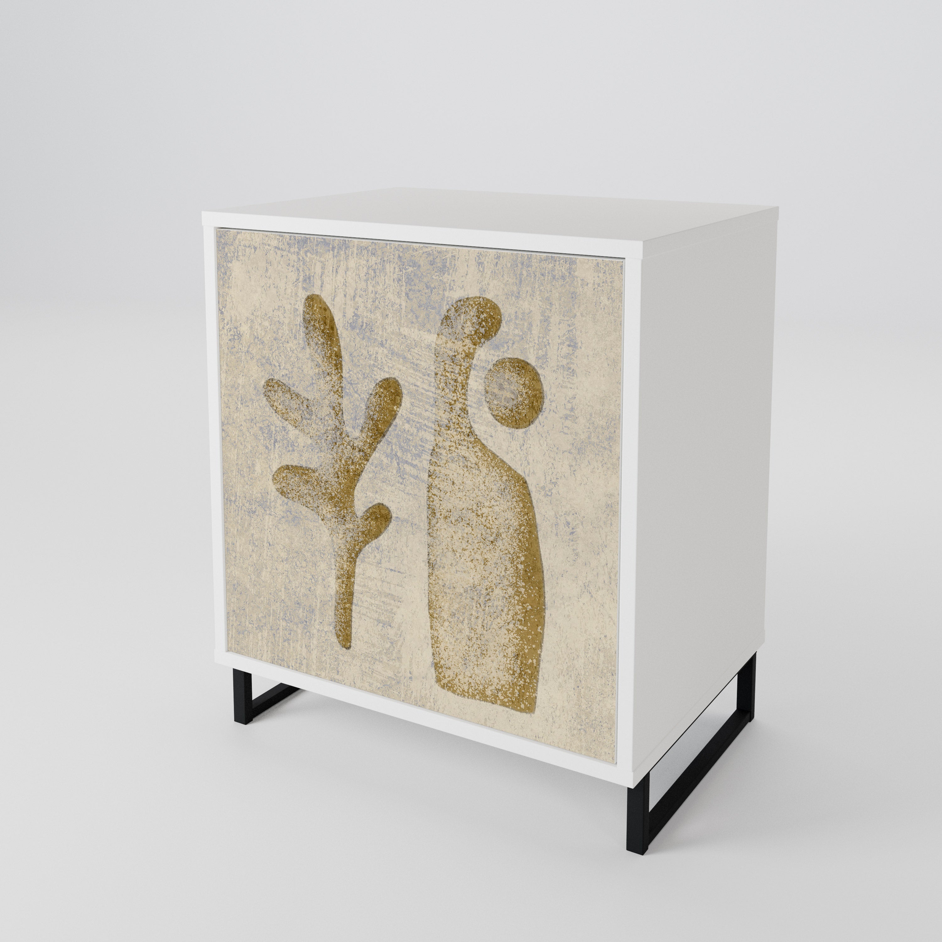 SAND SCULPTURES 1-Door Sideboard