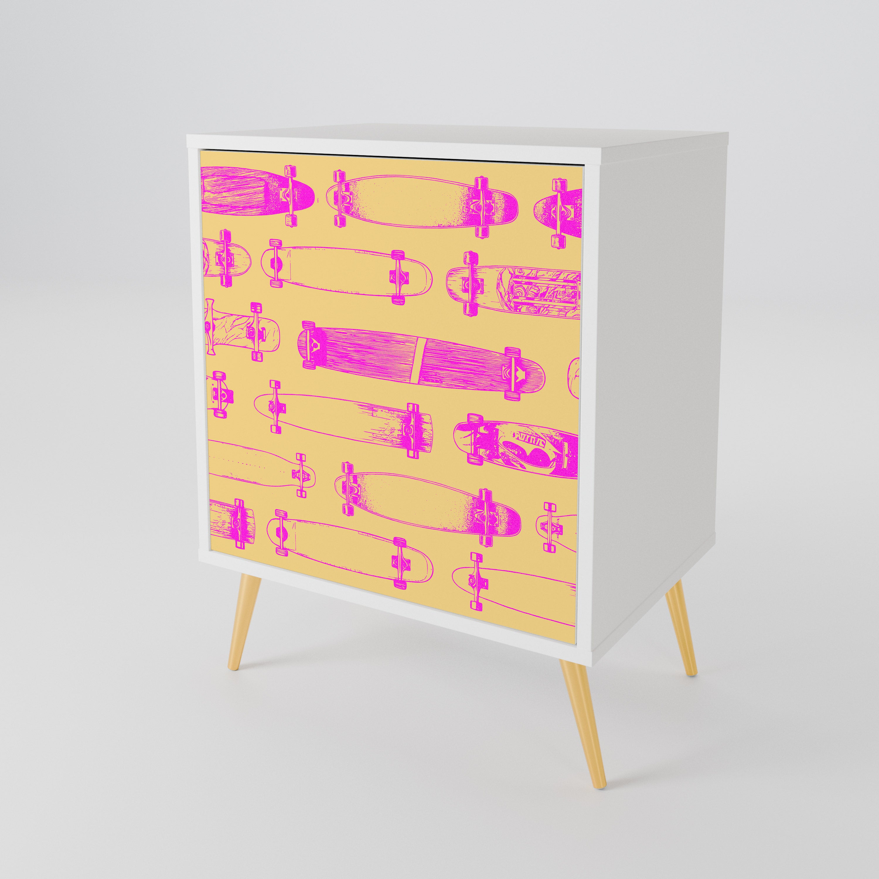 SKATEBOARD ARTISTRY 1-Door Sideboard