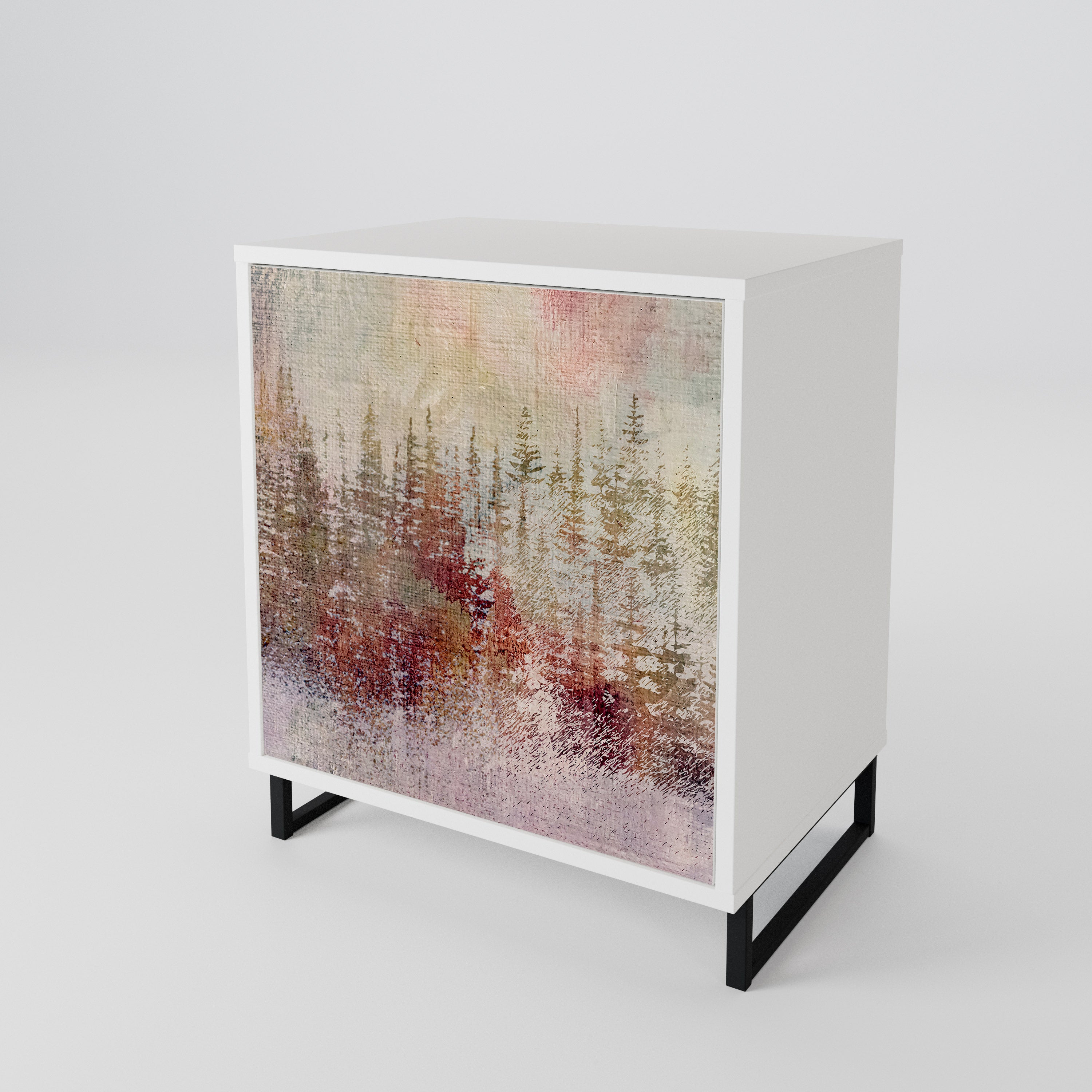 VEILED SUMMIT 1-Door Sideboard