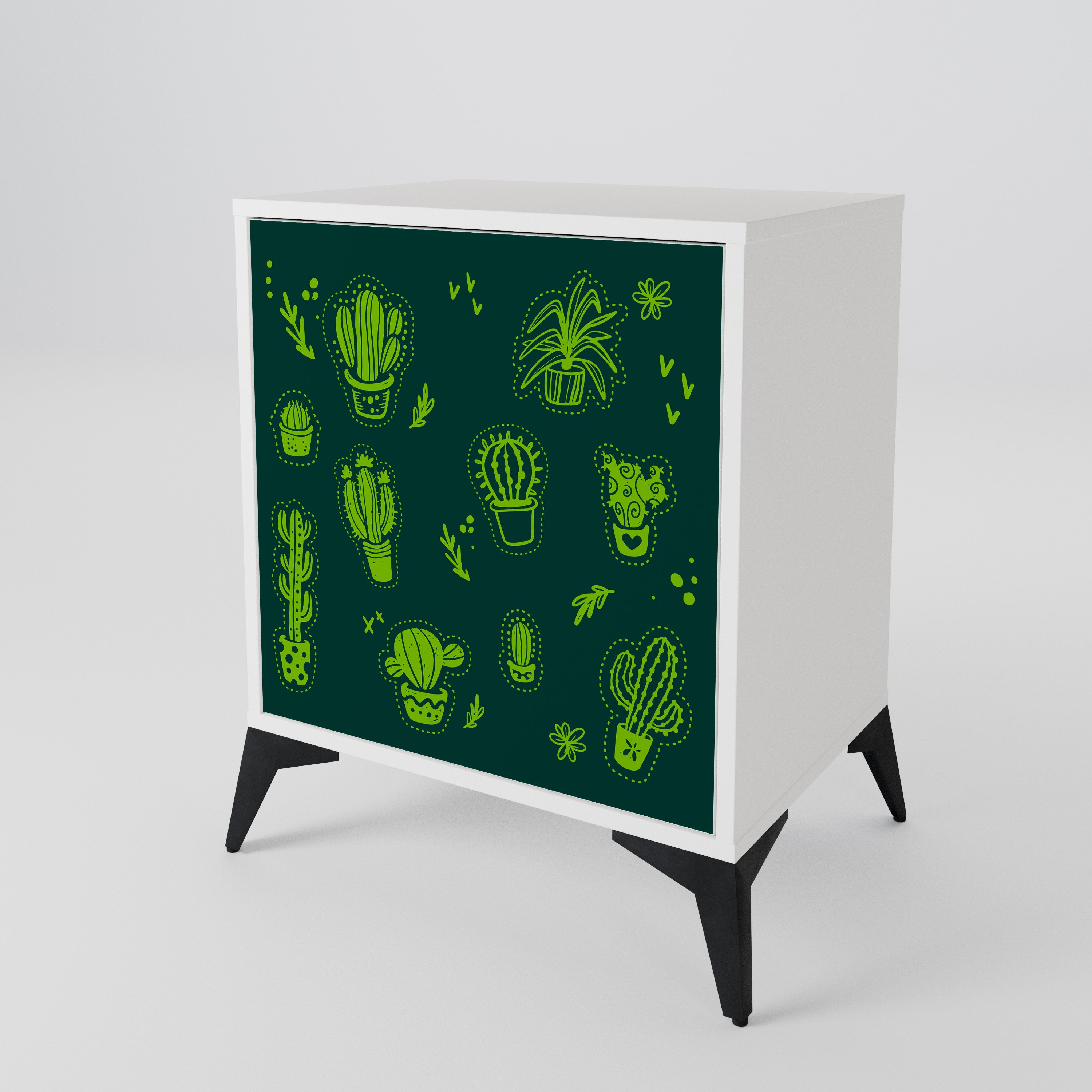 DESERT GREEN 1-Door Sideboard