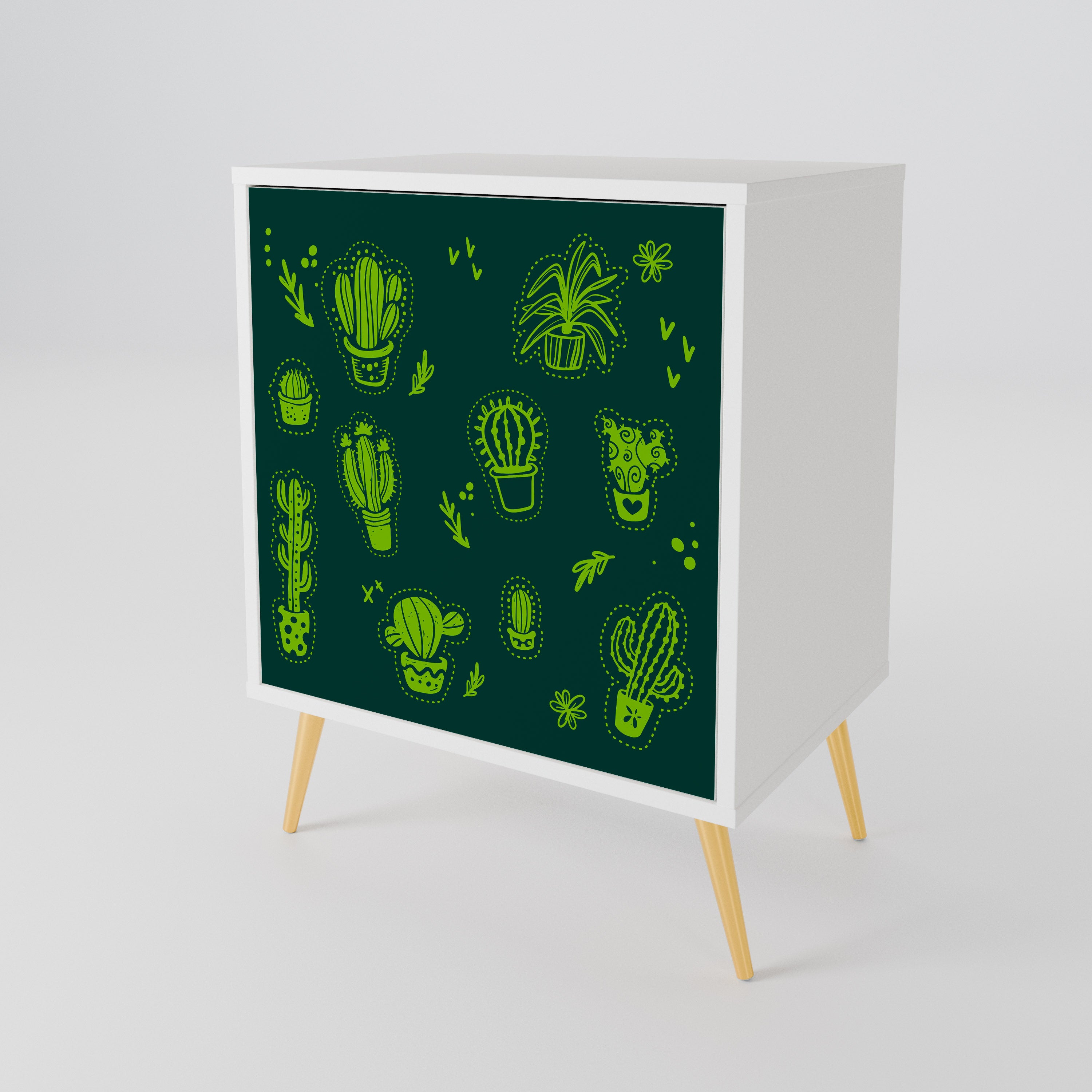 DESERT GREEN 1-Door Sideboard