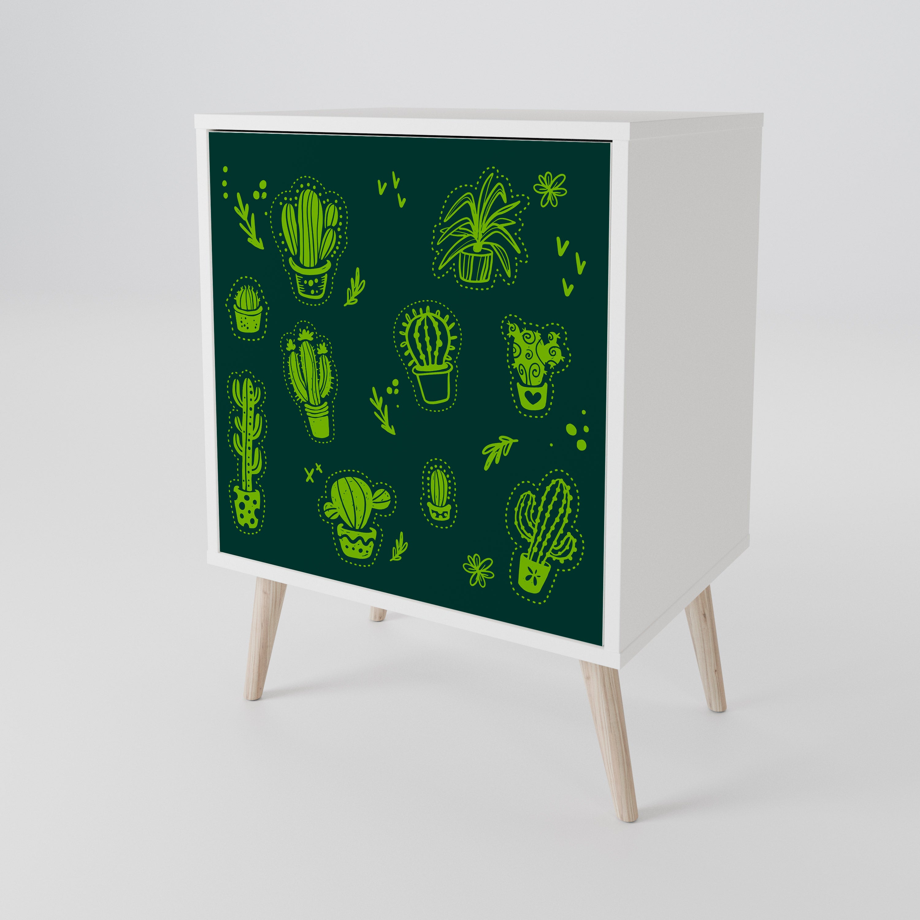DESERT GREEN 1-Door Sideboard