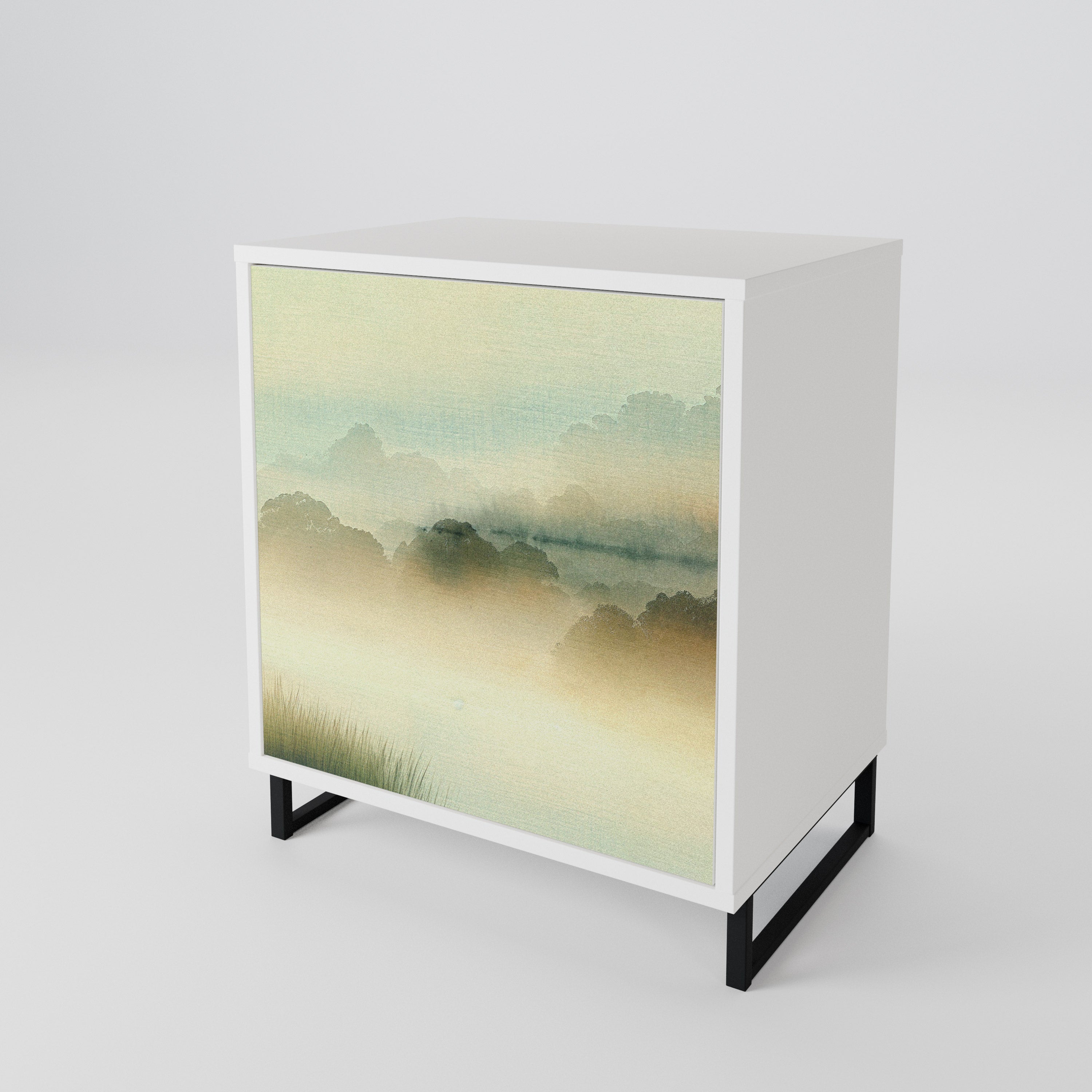 MORNING BY THE LAKE 1-Door Sideboard
