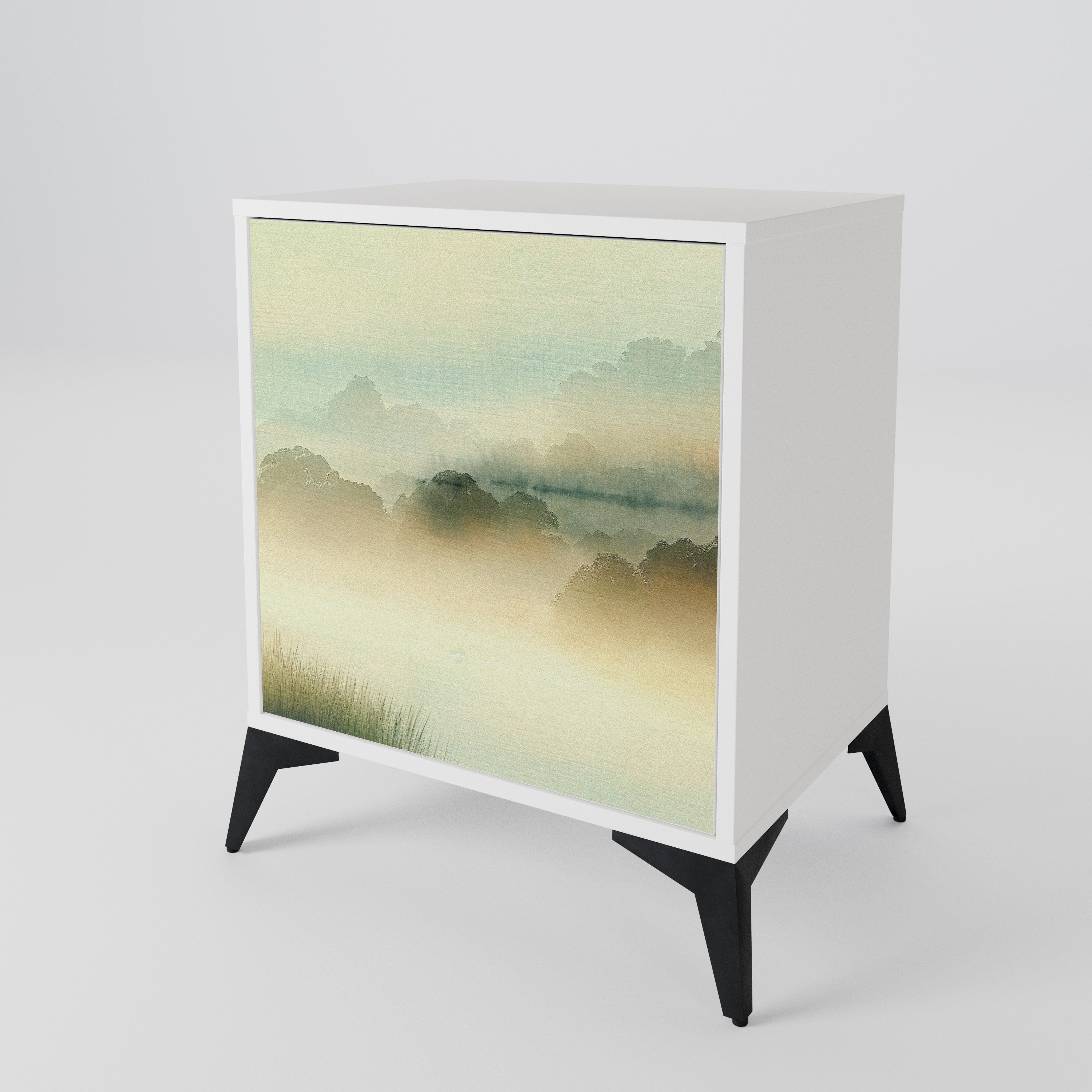MORNING BY THE LAKE 1-Door Sideboard