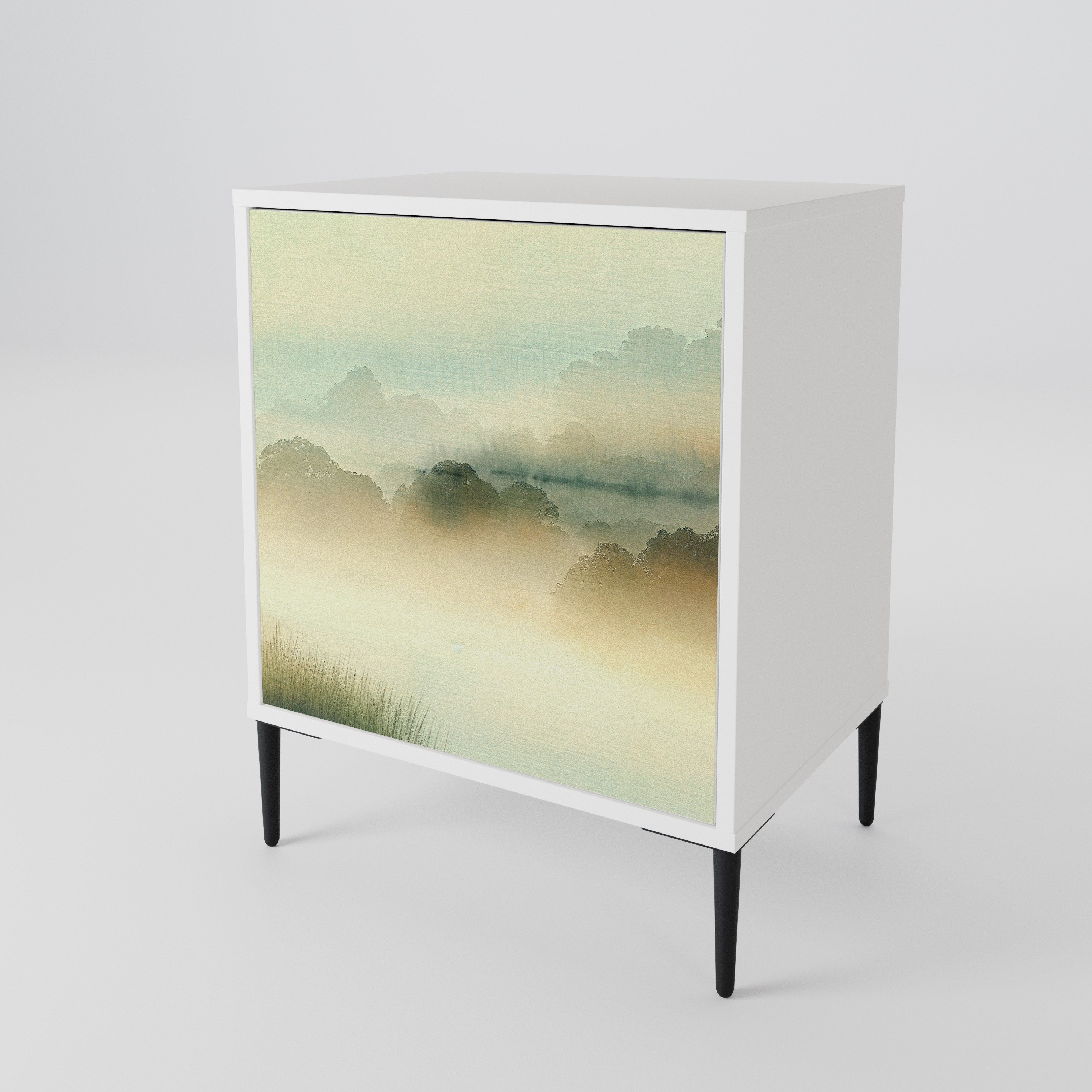 MORNING BY THE LAKE 1-Door Sideboard