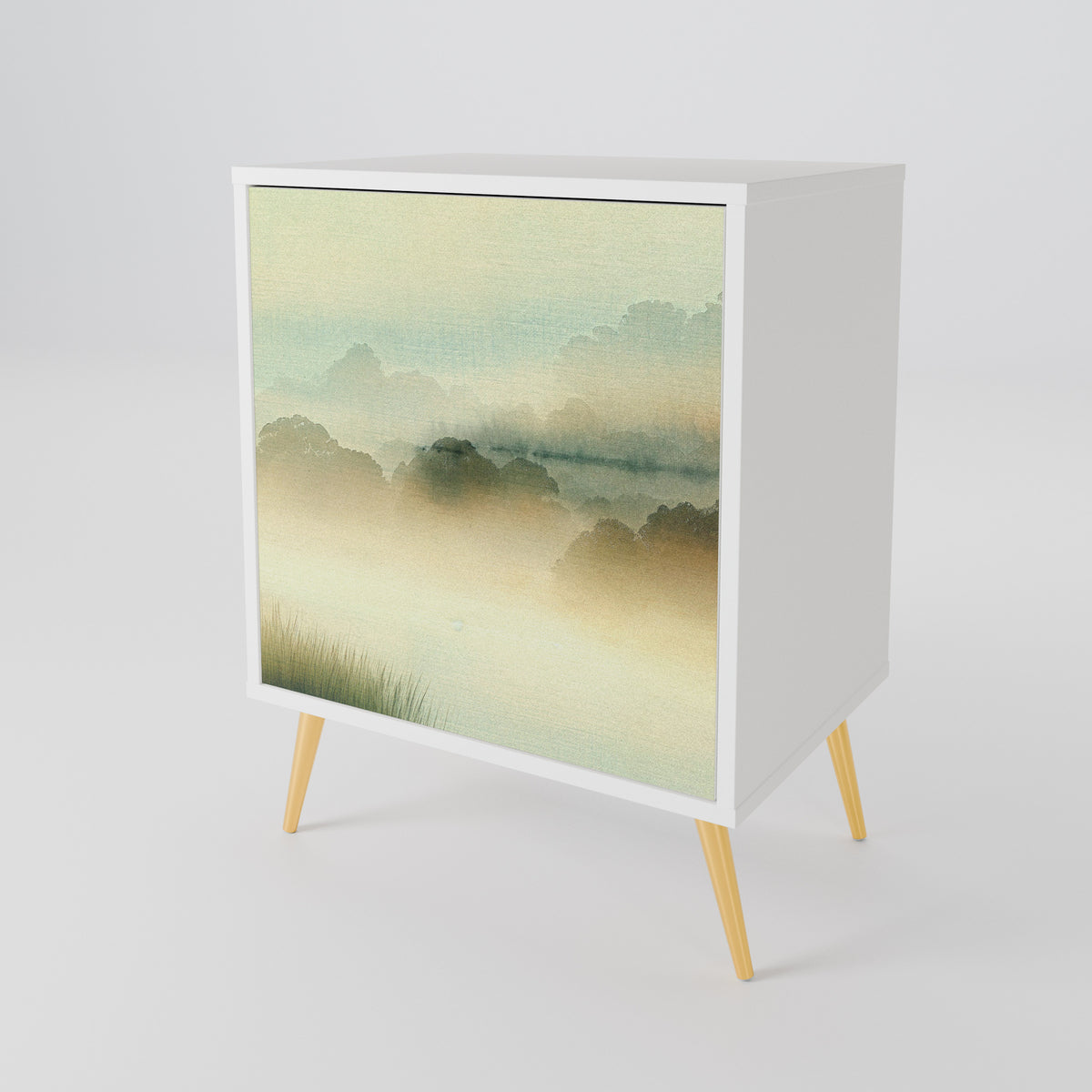 MORNING BY THE LAKE 1-Door Sideboard