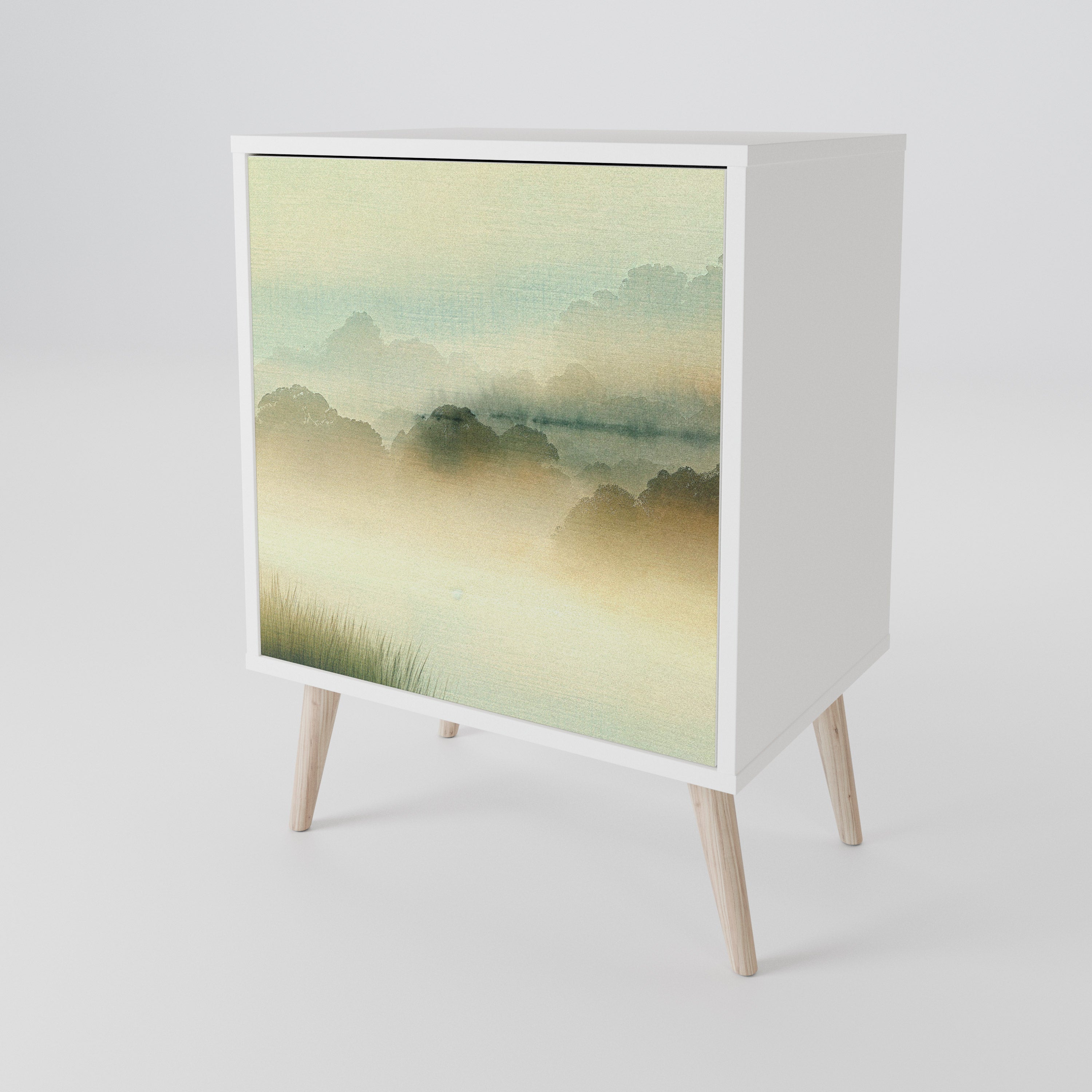 MORNING BY THE LAKE 1-Door Sideboard