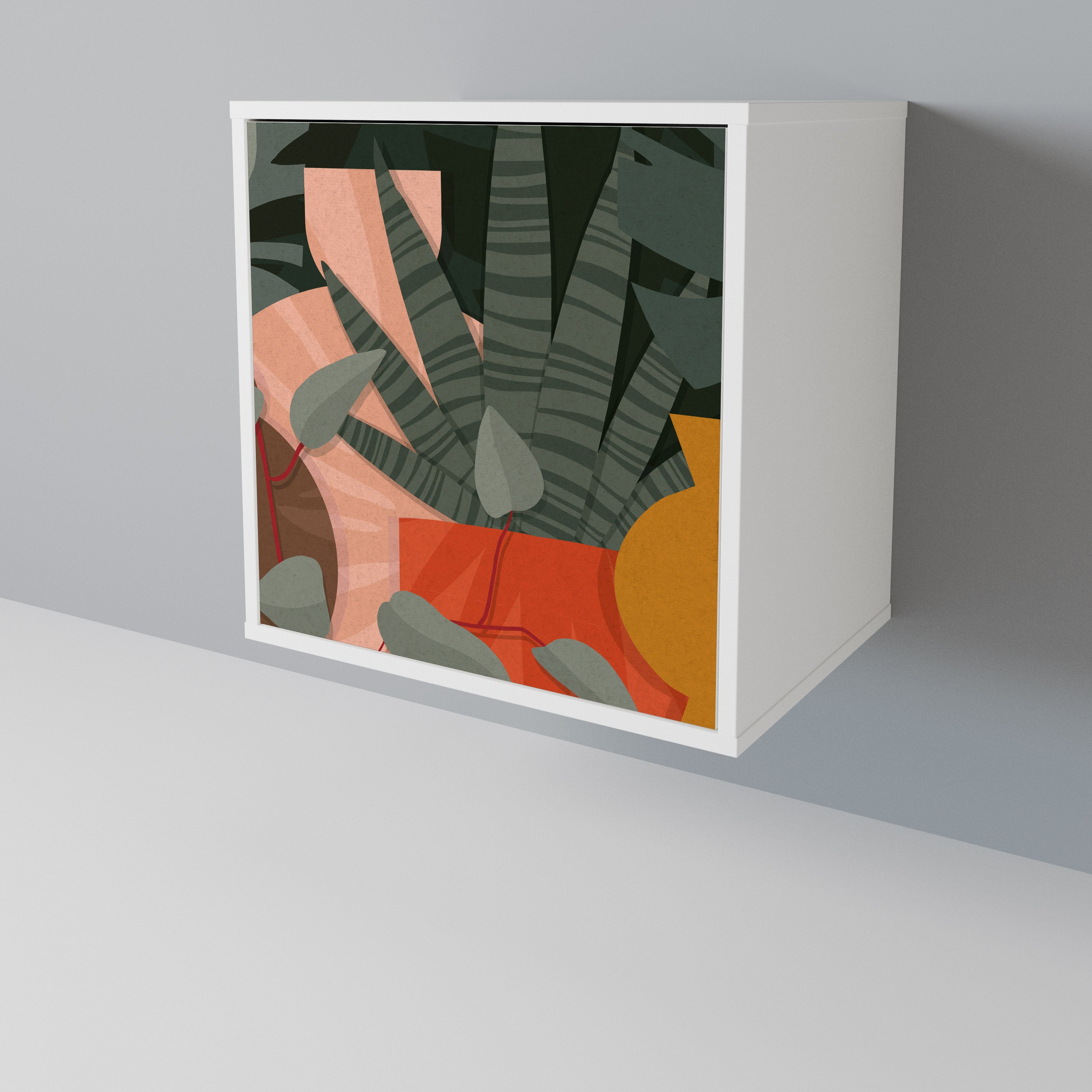 TROPICAL COMPOSITION 1-Door Sideboard