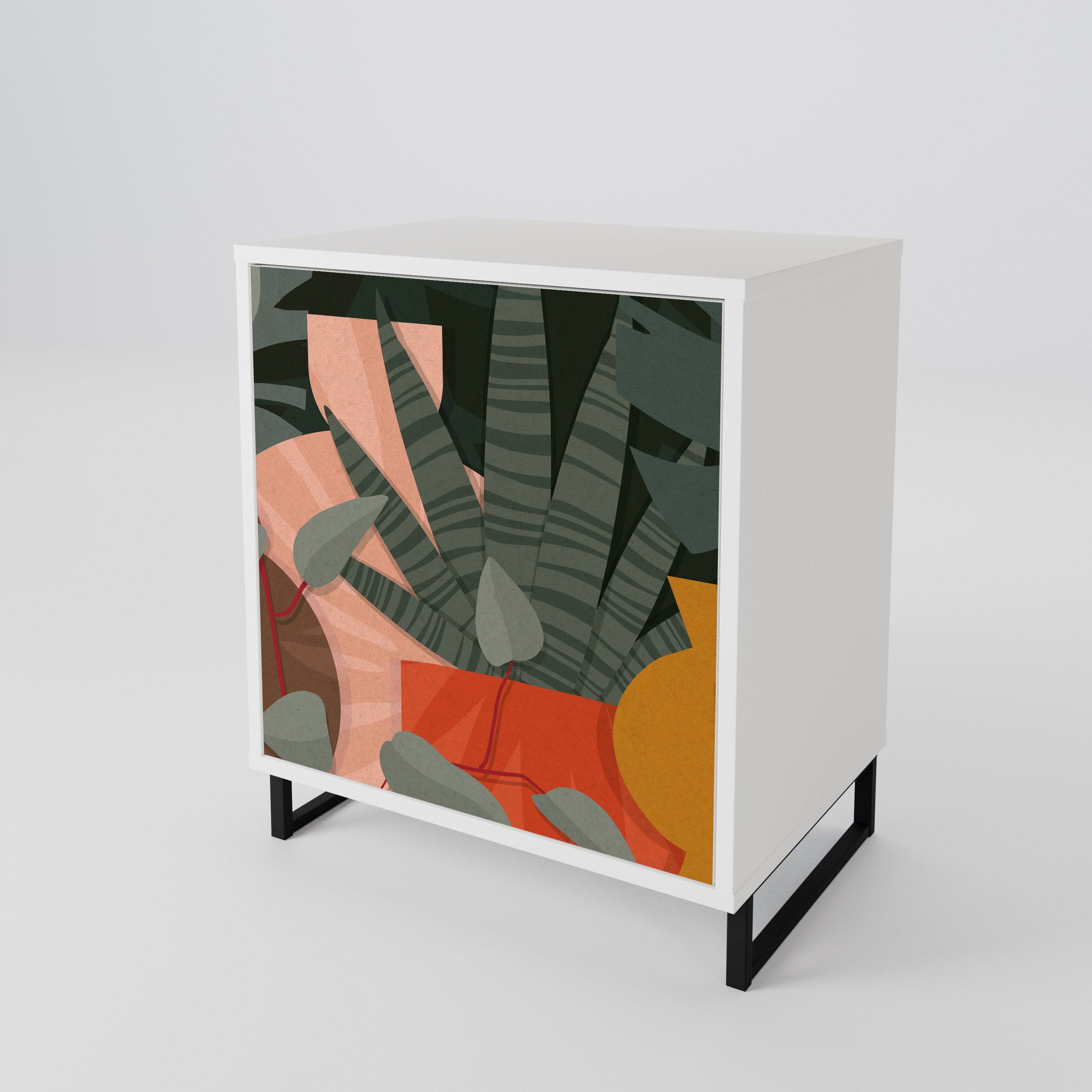 TROPICAL COMPOSITION 1-Door Sideboard